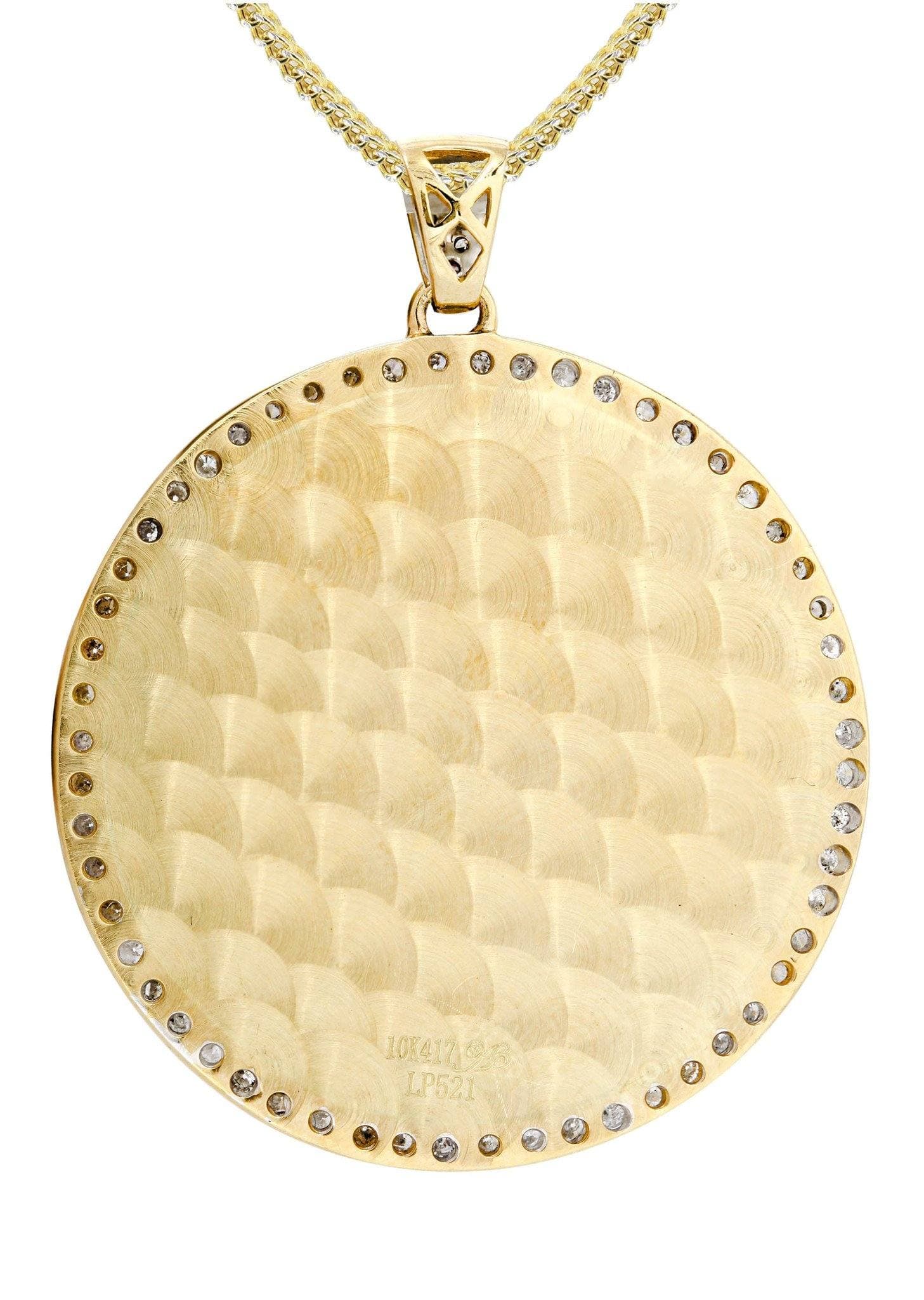 10K Yellow Gold Medusa Diamond Necklace | 2.49 Carats - Image 3