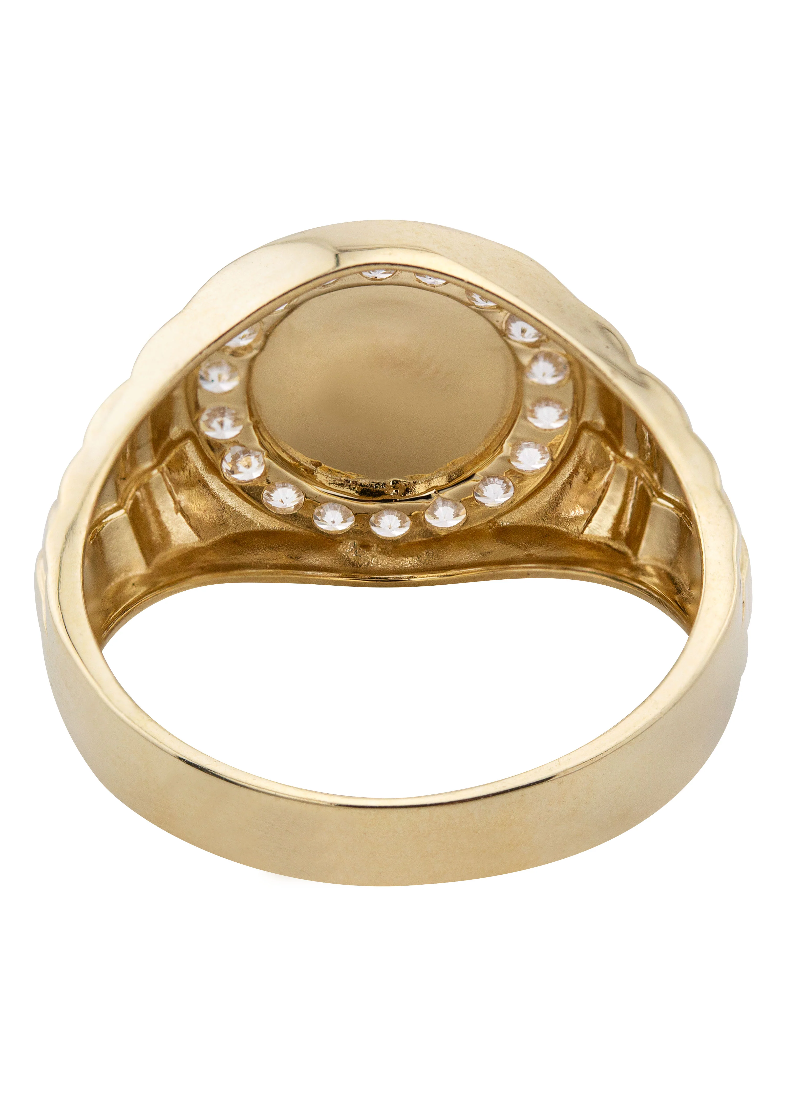10K Gold Cz Cross Ring For Men | 2.6 Grams - Image 4