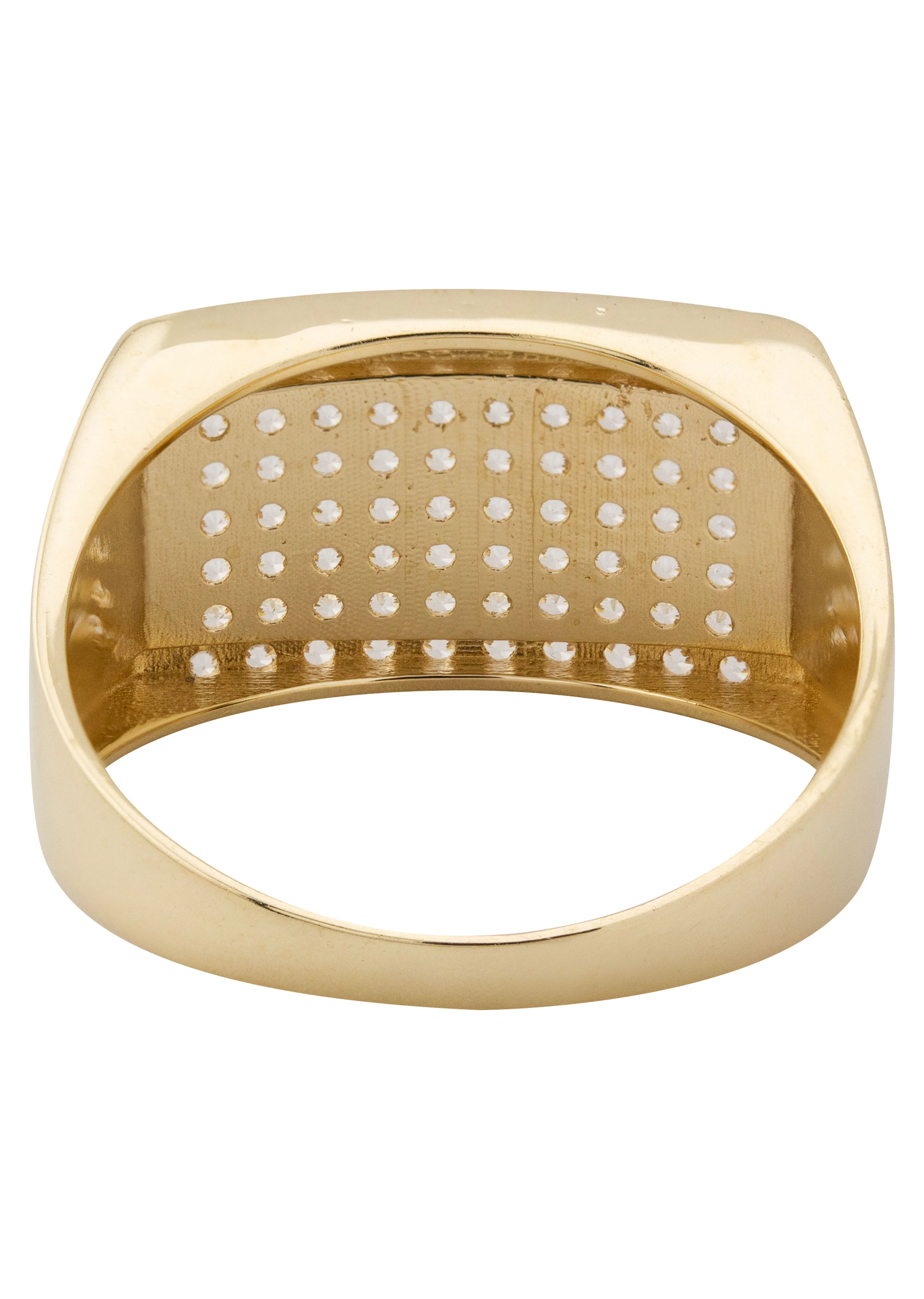 10K Gold Cz Pinky Ring For Men | 5 Grams - Image 3