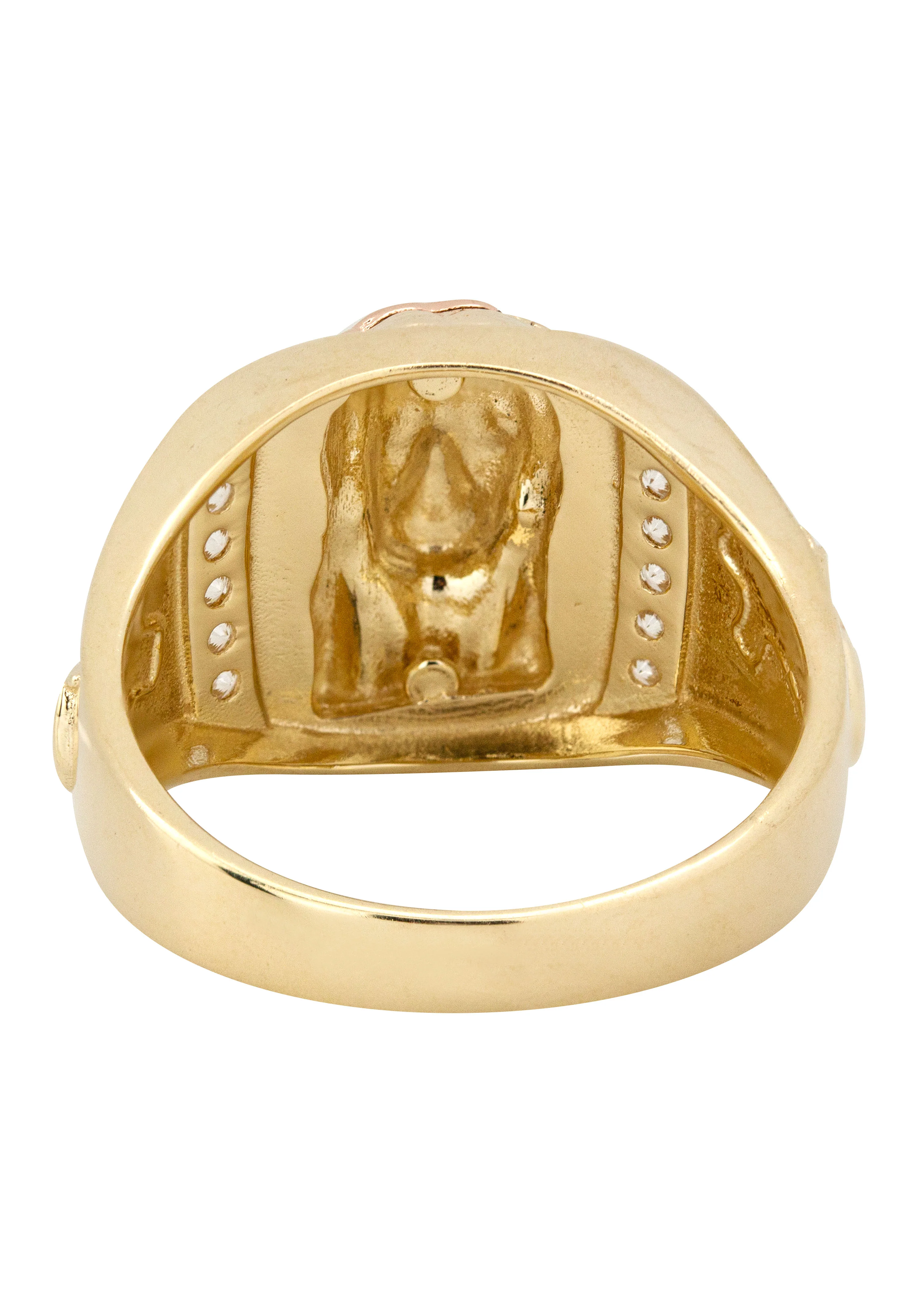 10K Gold Jesus Ring For Men | 6 Grams - Image 4