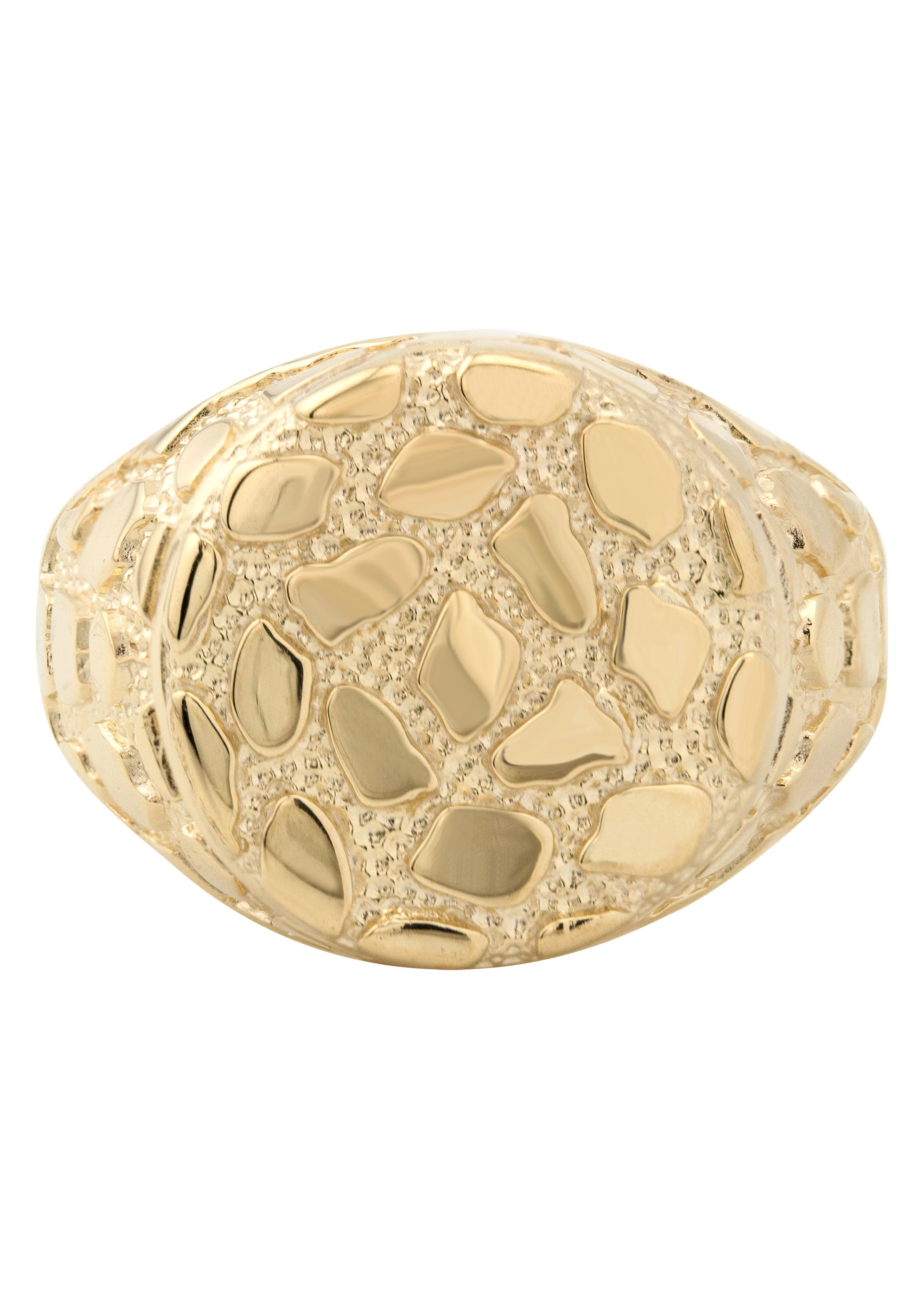 10K Gold Nugget Ring For Men | 3 Grams