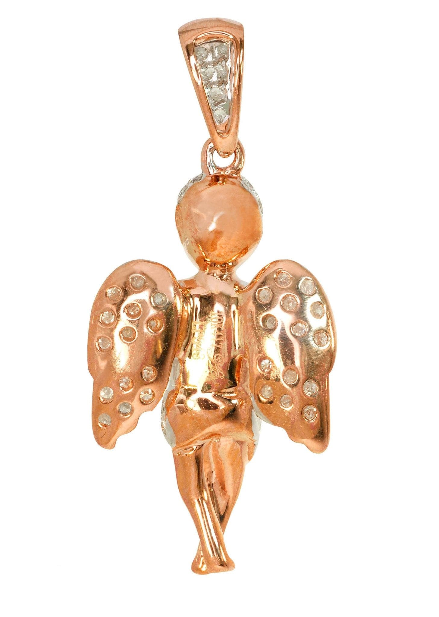 Diamond Angel Pendant | 3.97 Grams | 0.56 Carats - Image 3