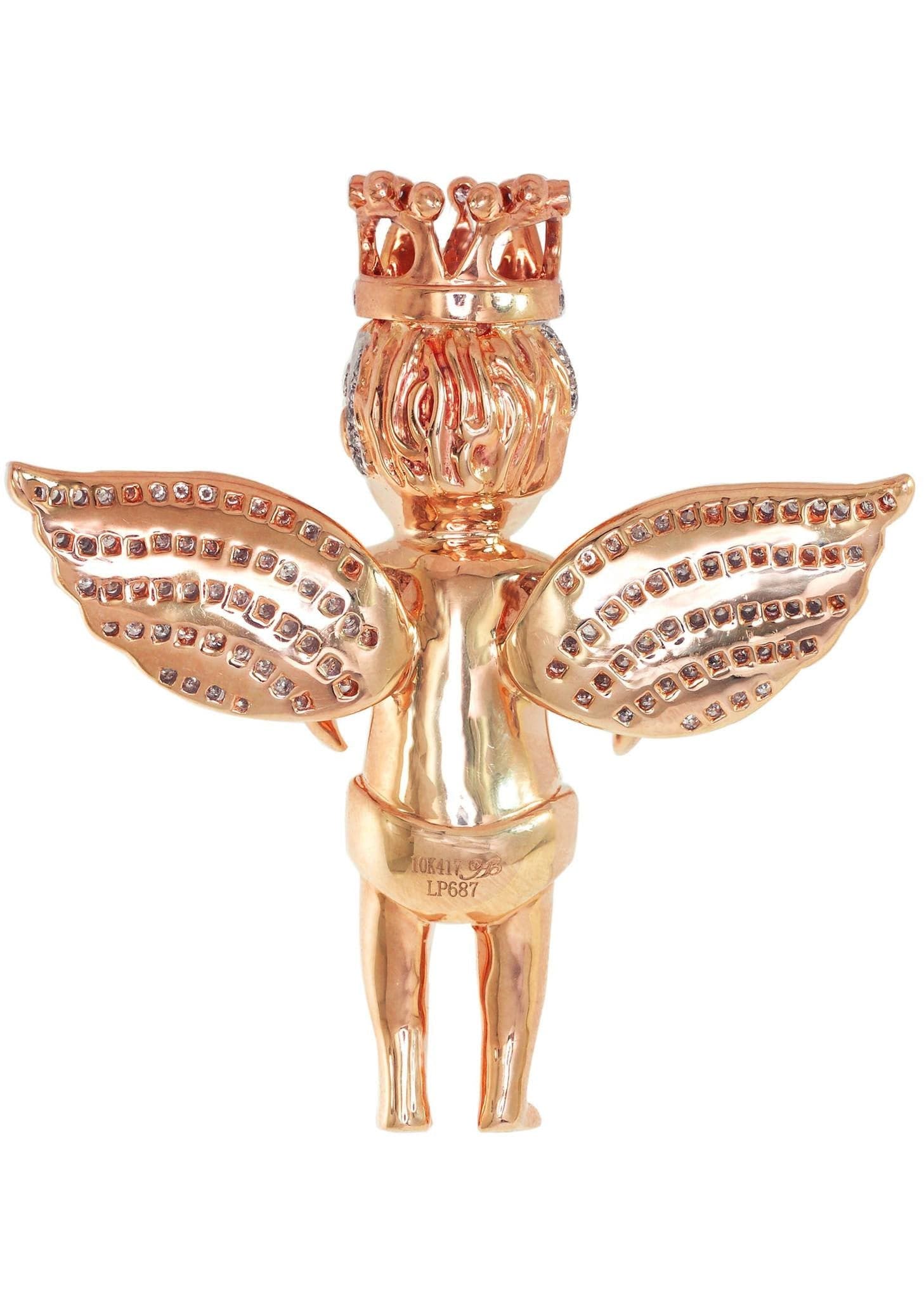 Diamond Angel Pendant | 32.43 Grams | 2.58 Carats - Image 4