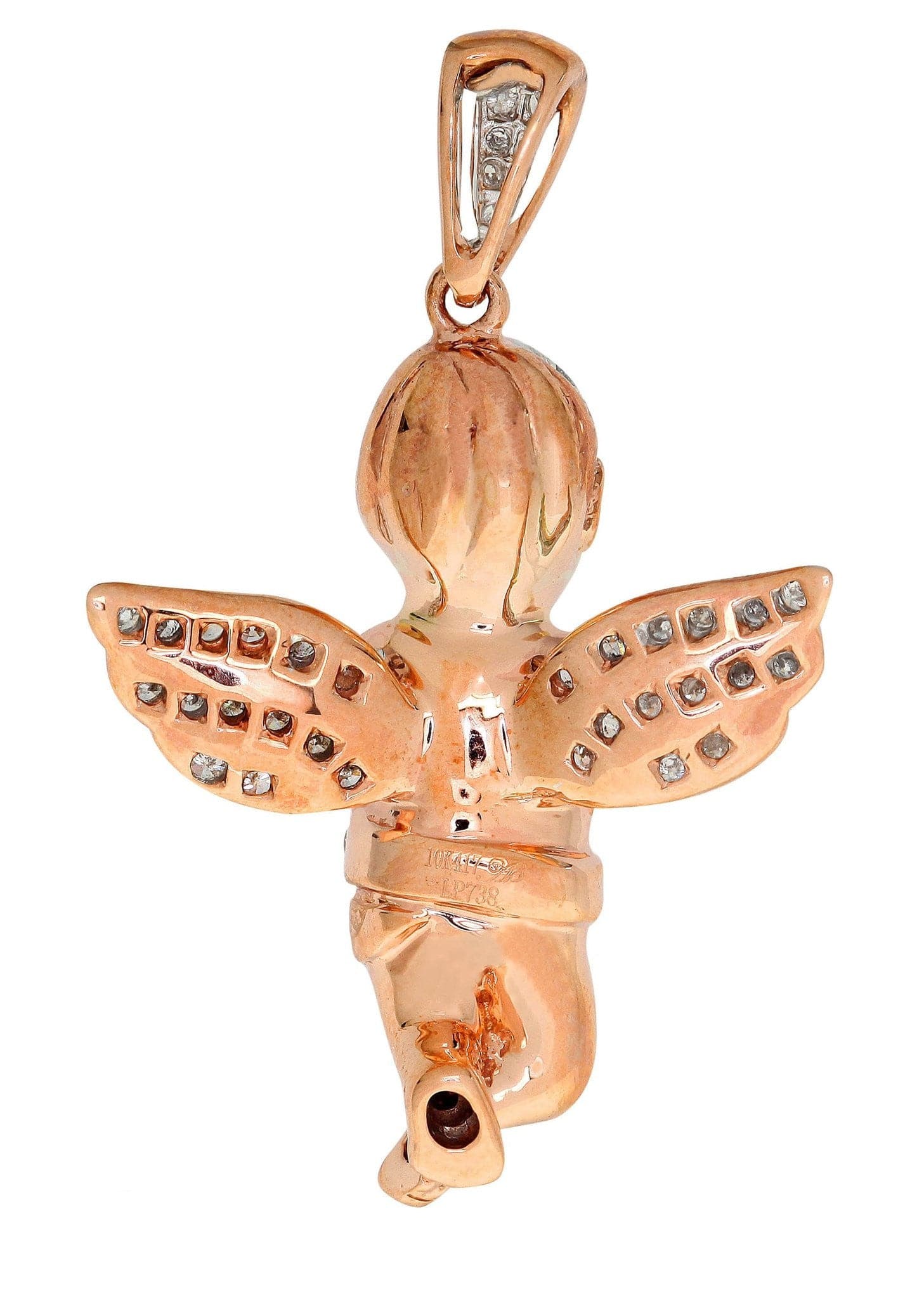 Diamond Angel Pendant | 5.85 Grams | 0.61 Carats - Image 3