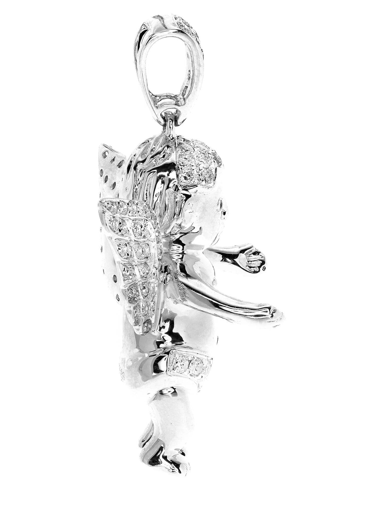 Diamond Angel Pendant | 10.14 Grams | 0.81 Carats - Image 2