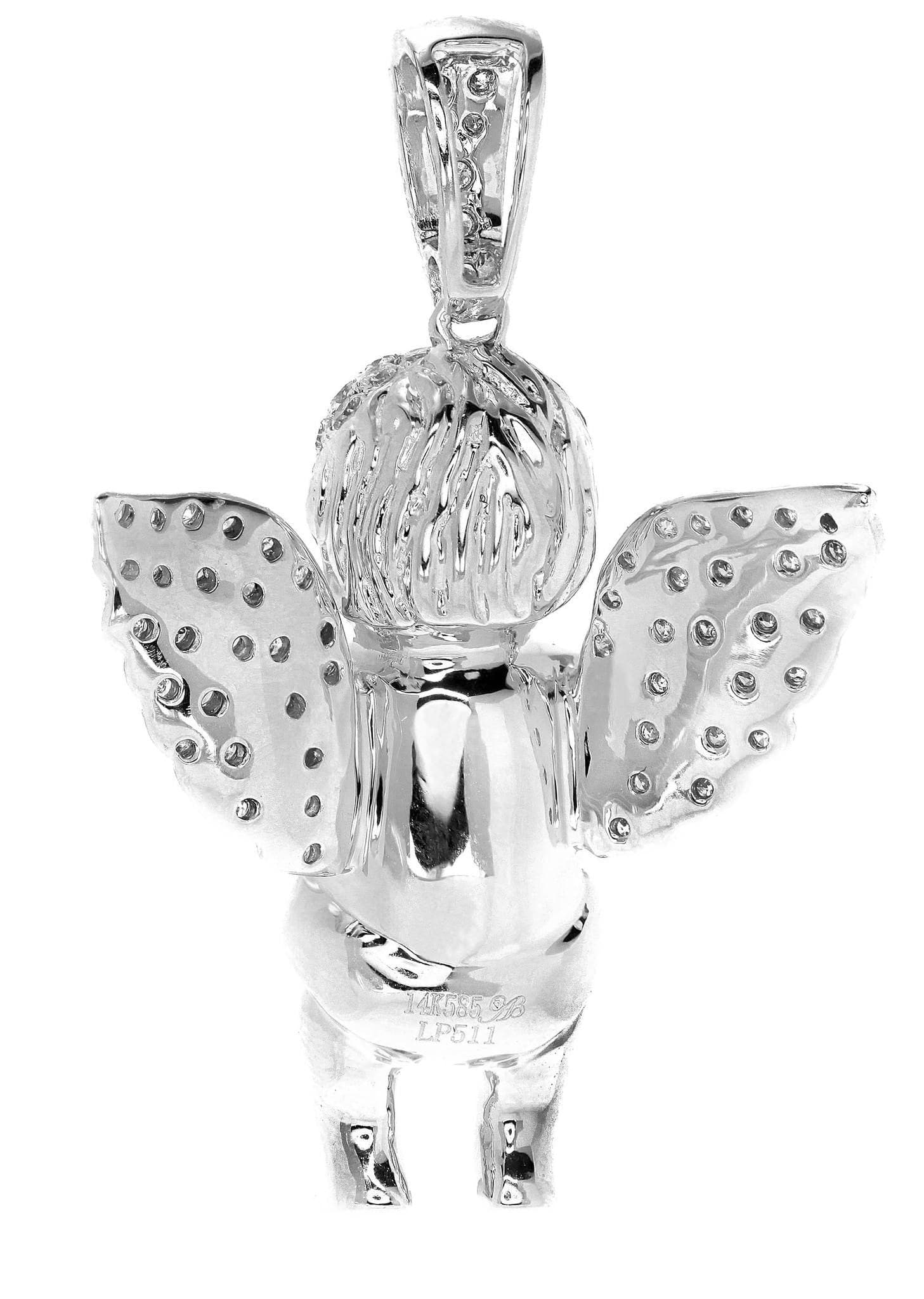 Diamond Angel Pendant | 10.14 Grams | 0.81 Carats - Image 4