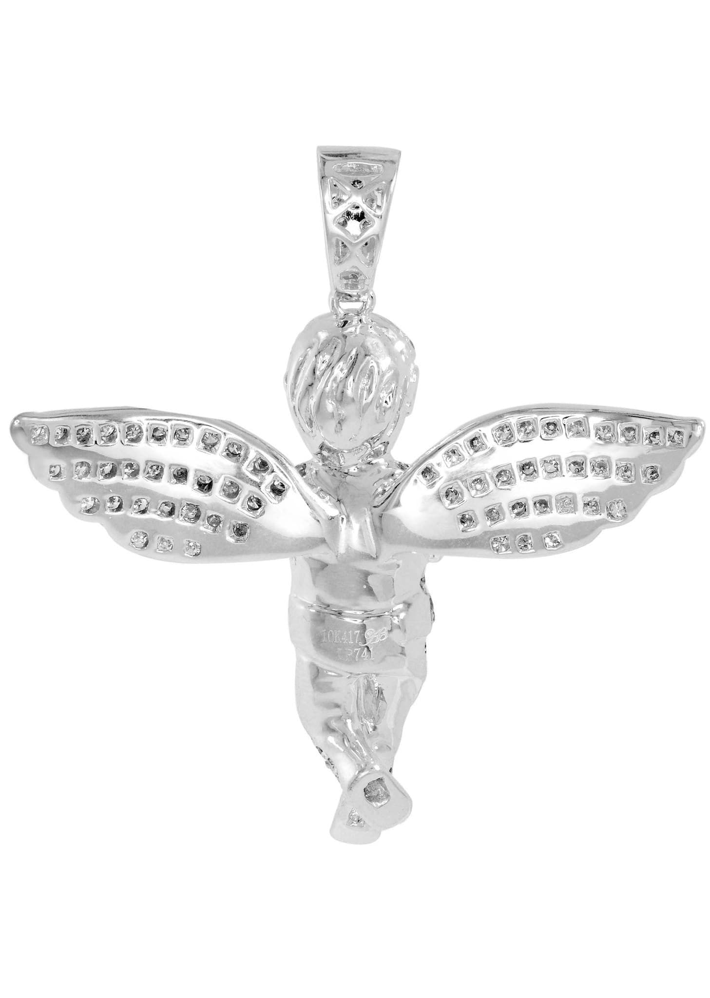Diamond Angel Pendant | 16.13 Grams | 2.82 Carats - Image 4