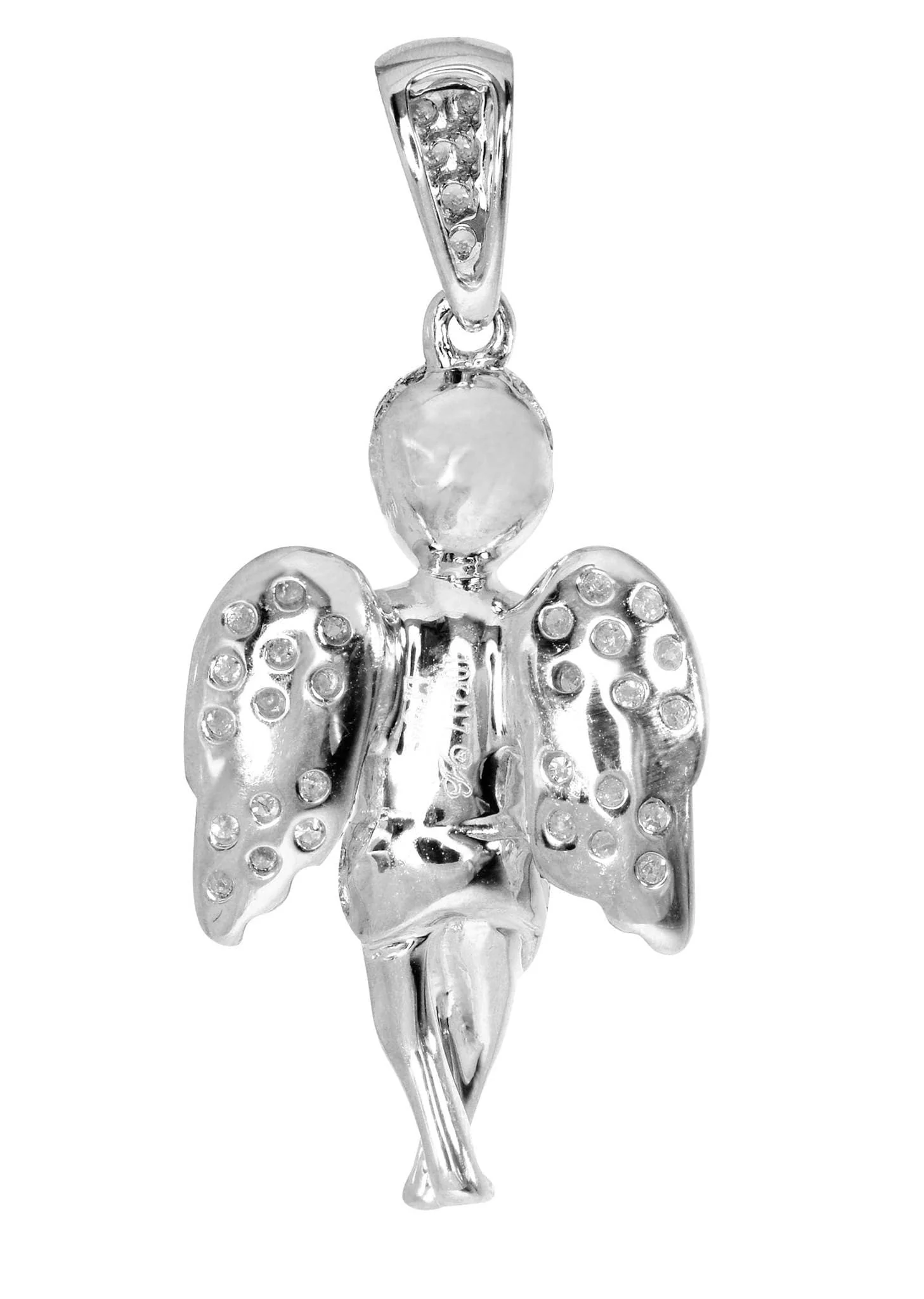 Diamond Angel Pendant | 4.09 Grams | 0.54 Carats - Image 3