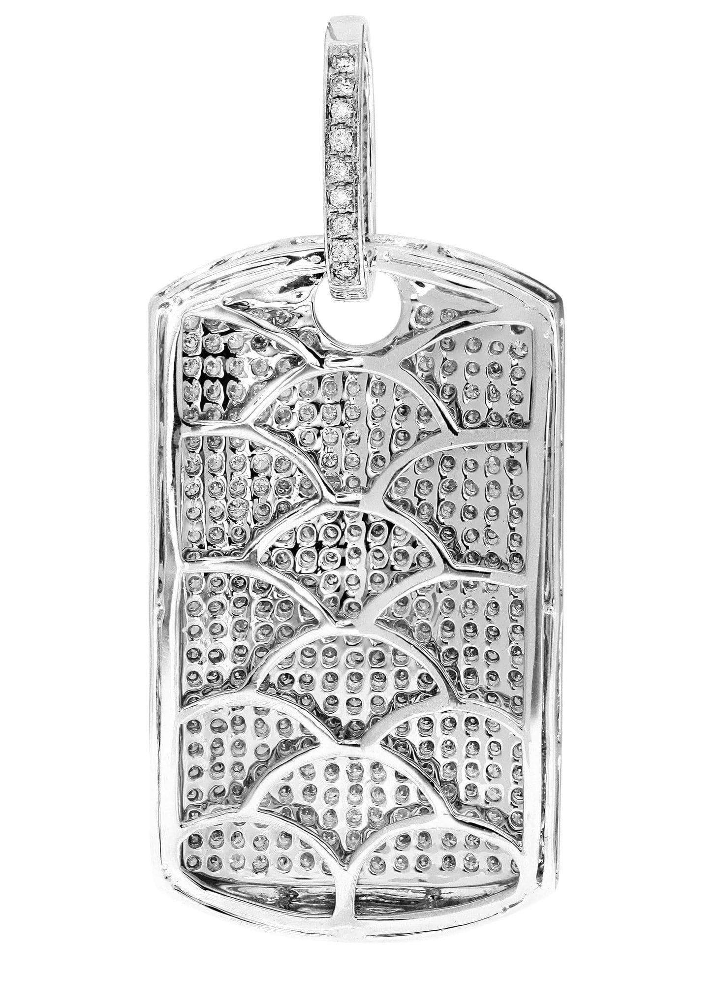Diamond Dog Tag Pendant | 14.84 Grams | 5.15 Carats - Image 4