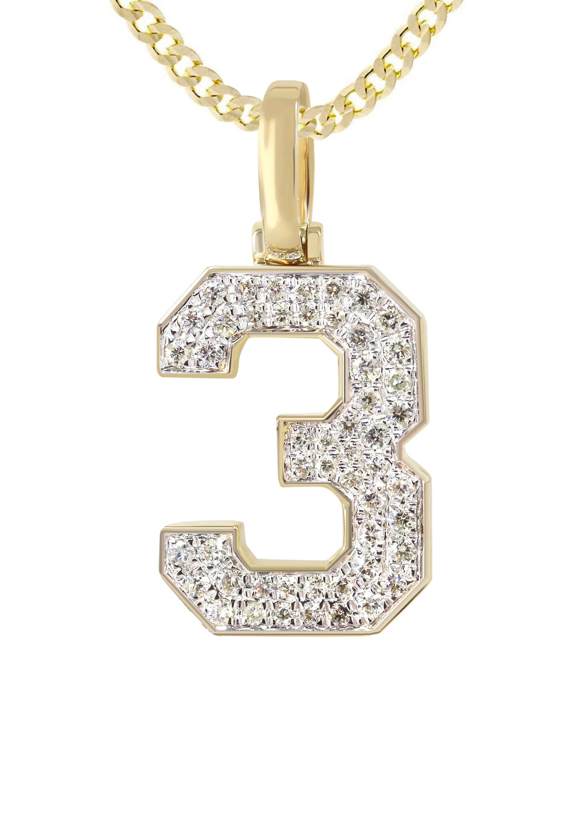 #3 Diamond Pendant Necklace | 0.48 Carats - Image 2