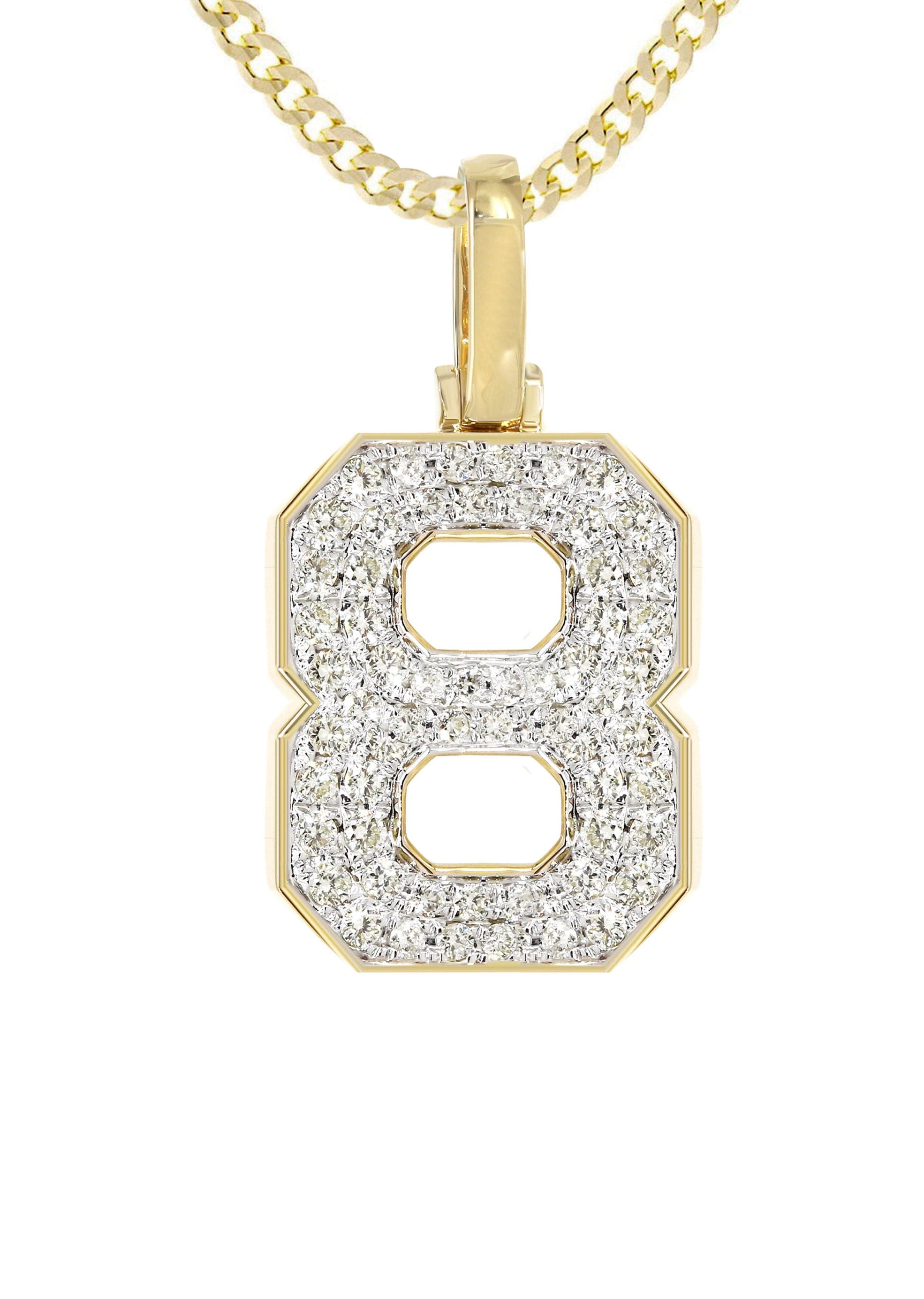 #8 Diamond Pendant Necklace | 0.66 Carats - Image 2
