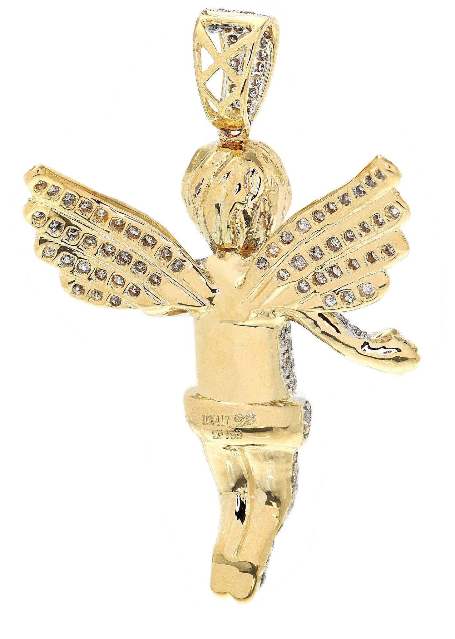 Diamond Angel Pendant | 13.09 Grams | 2.77 Carats - Image 4