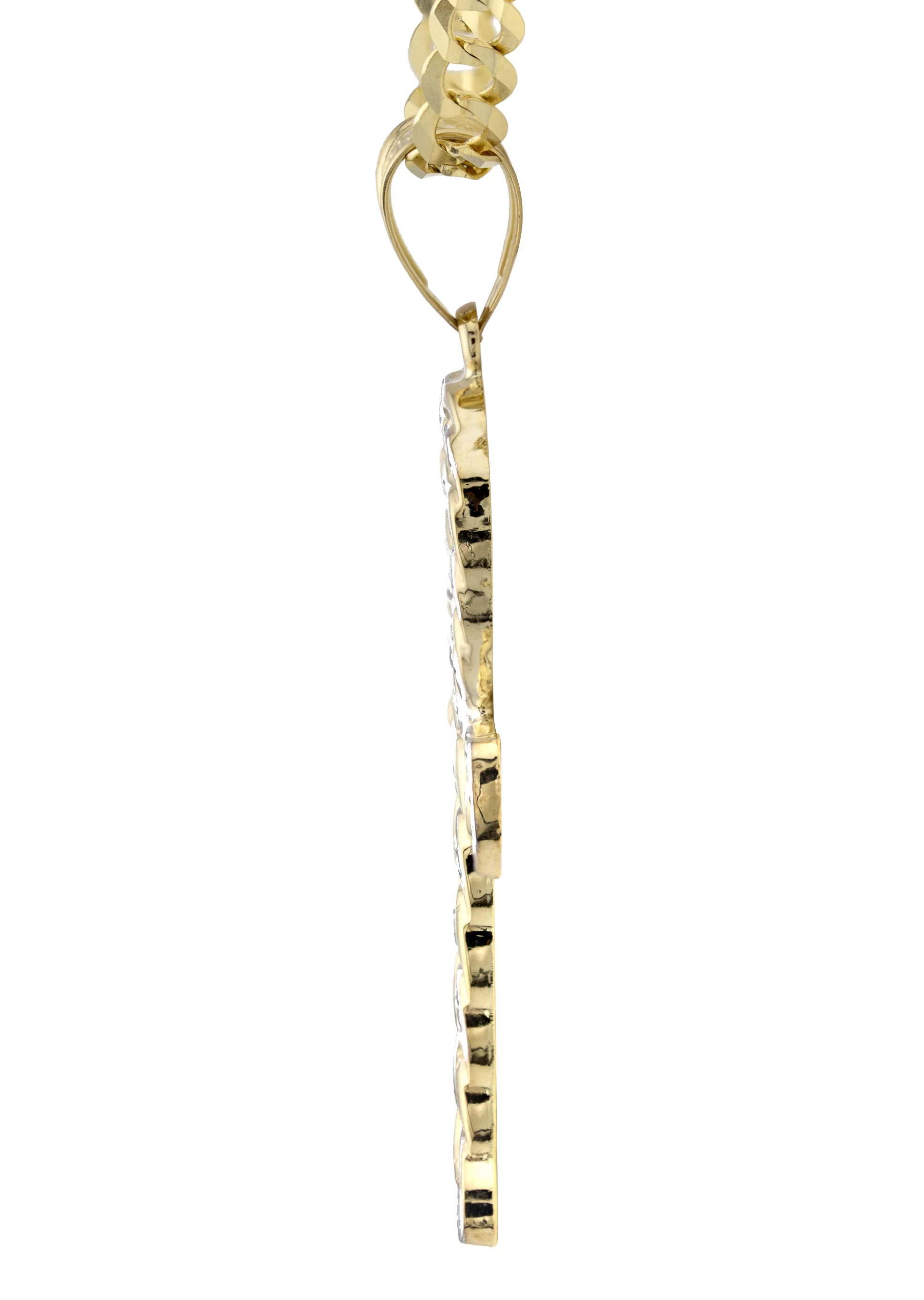 10K Yellow Gold Ankh Necklace | Small 6 Grams - Large 13 Grams - Image 4