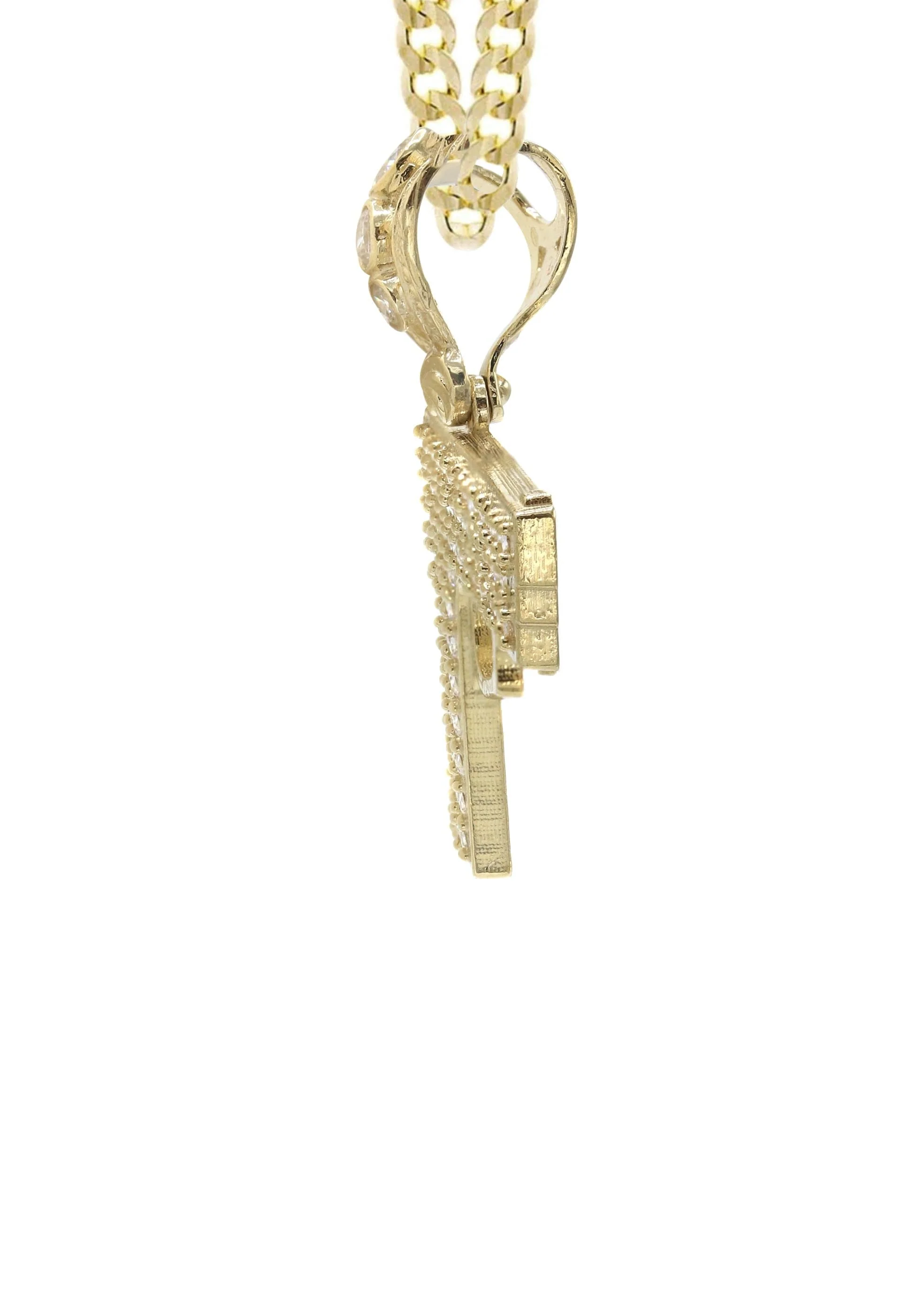10K Yellow Gold Glock Gun Necklace | Appx. 16.3 Grams - Image 4