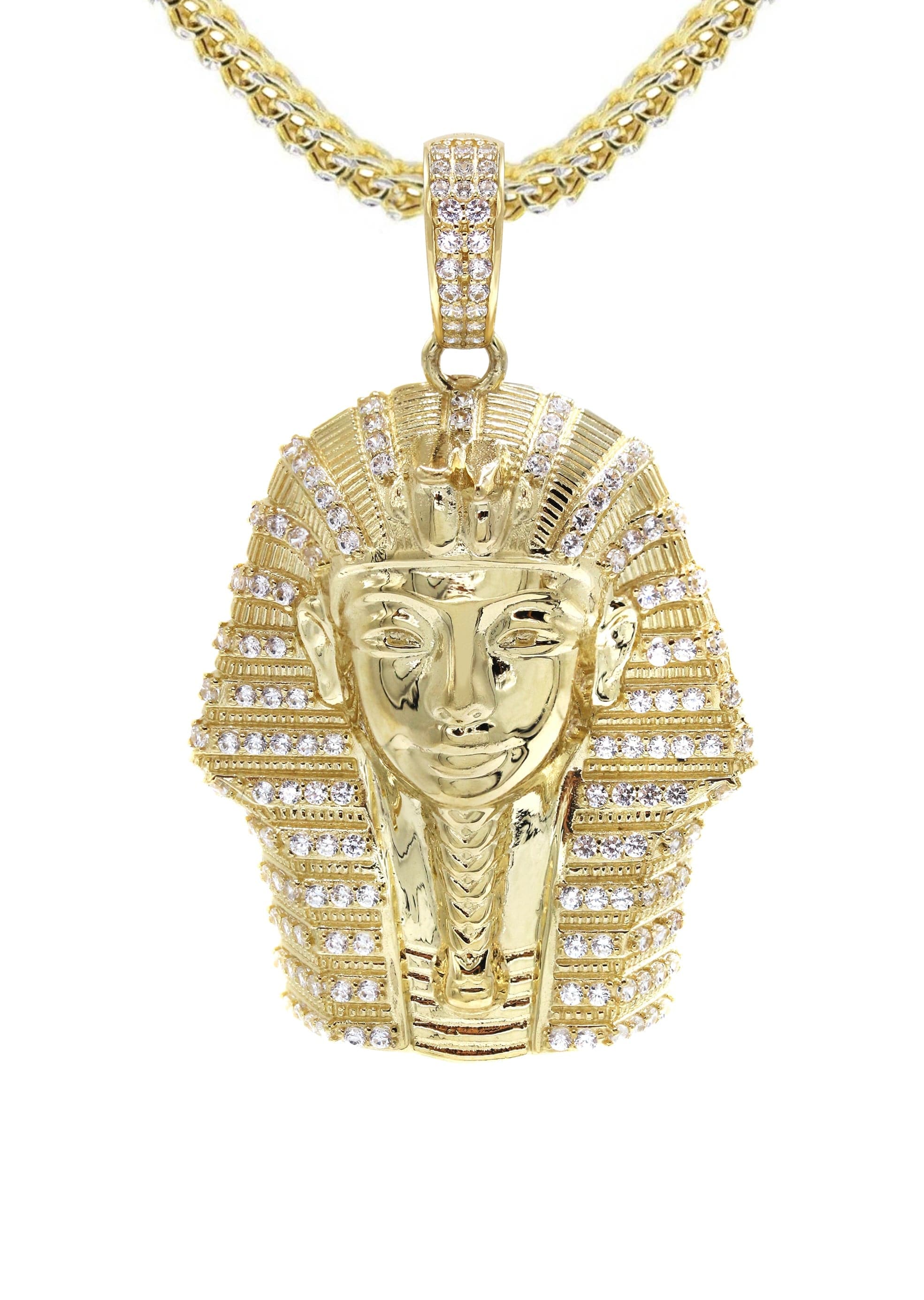 10K Yellow Gold Pharaoh Necklace | Appx. 17.5 Grams - Image 2