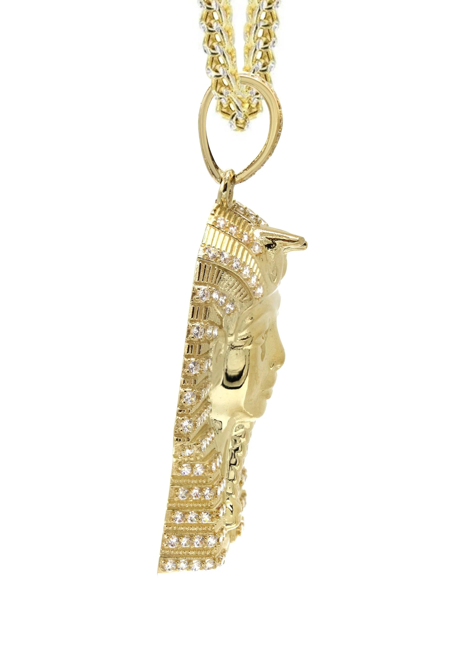10K Yellow Gold Pharaoh Necklace | Appx. 17.5 Grams - Image 4