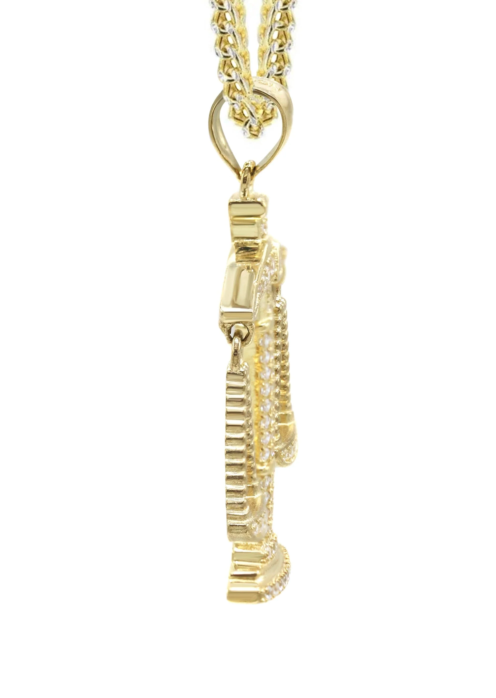 10K Yellow Gold Scales Of Justice Necklace | Appx. 15 Grams - Image 4
