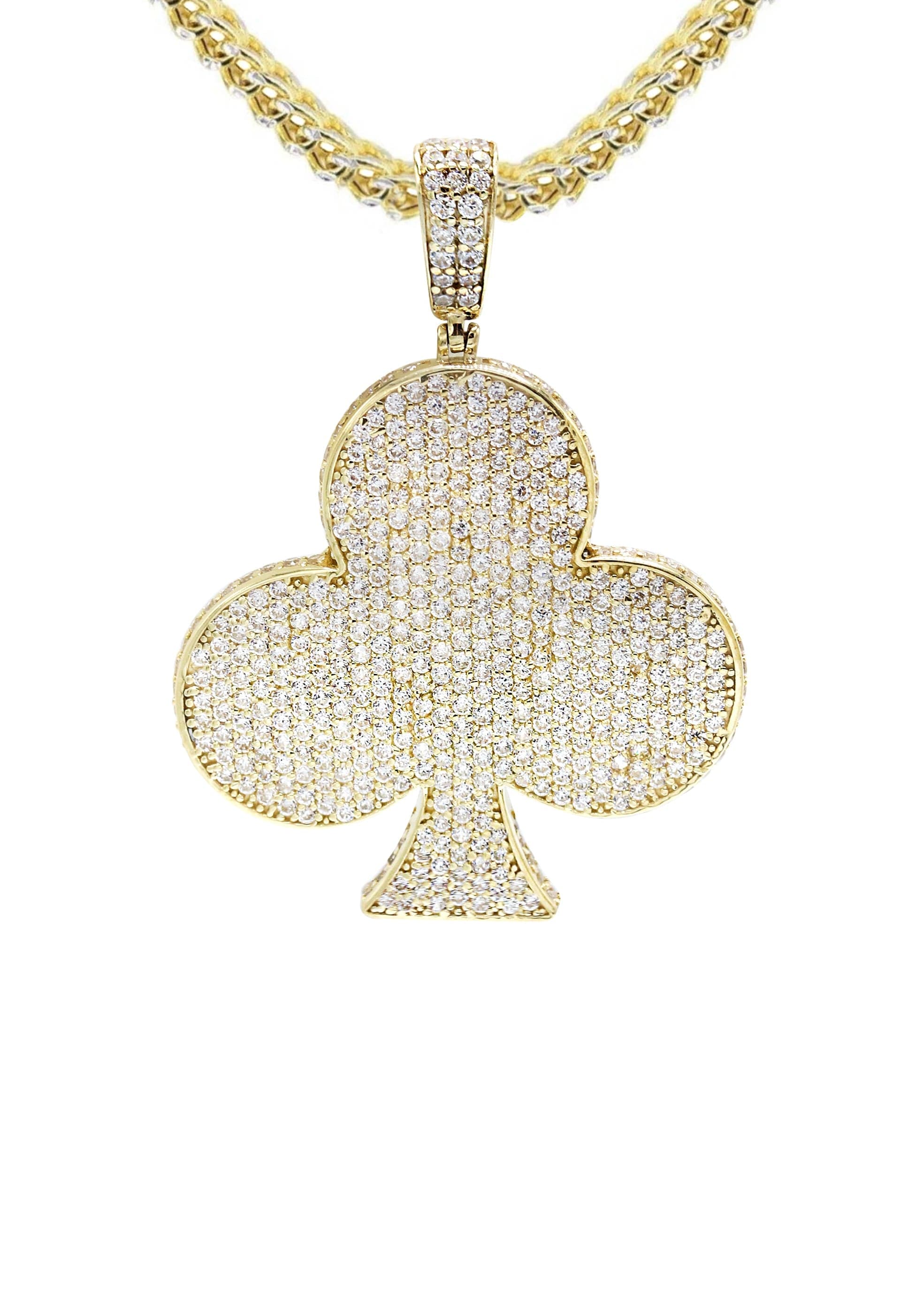 10K Yellow Gold Clover Necklace | Appx. 18.31 Grams - Image 2