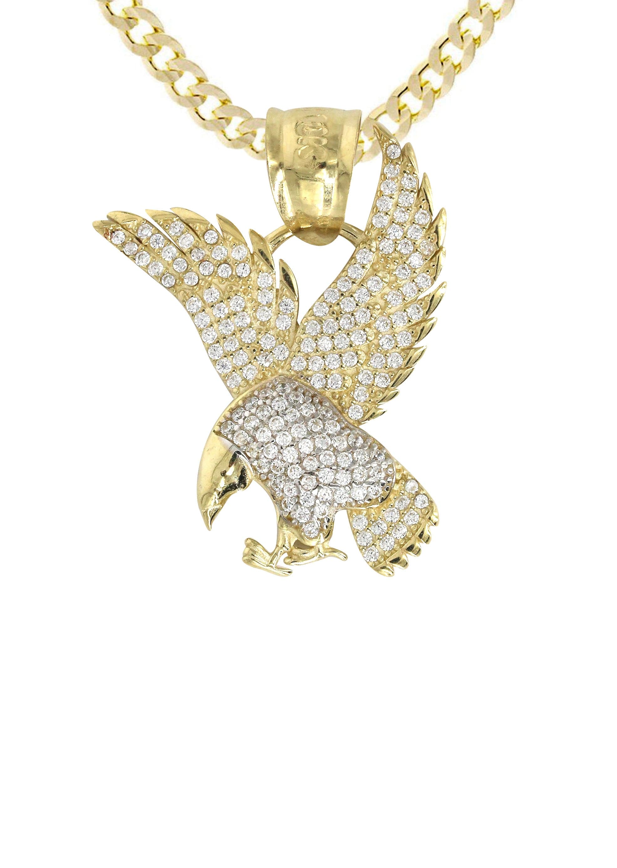 10K Yellow Gold Hawk Necklace | Appx. 13.3 Grams - Image 2