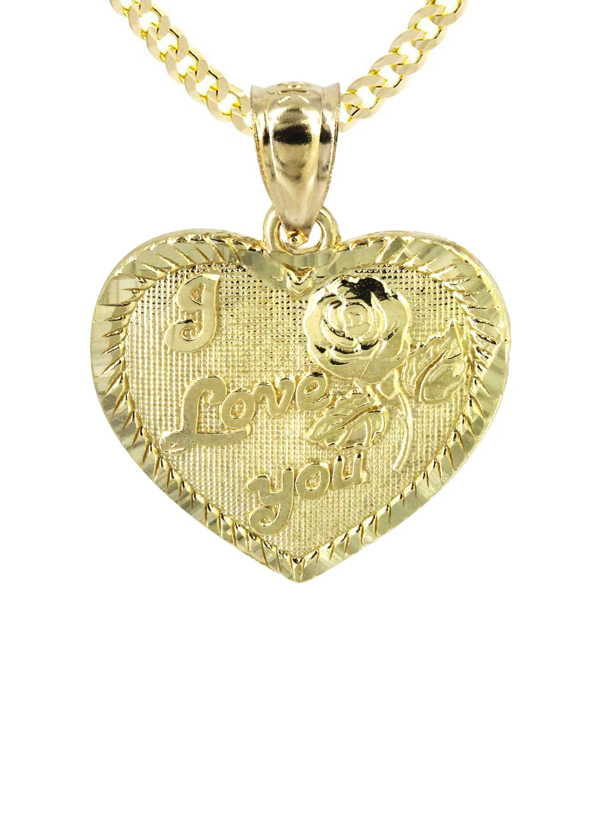 10K Yellow Gold Heart Necklace | Appx. 12.9 Grams - Image 2