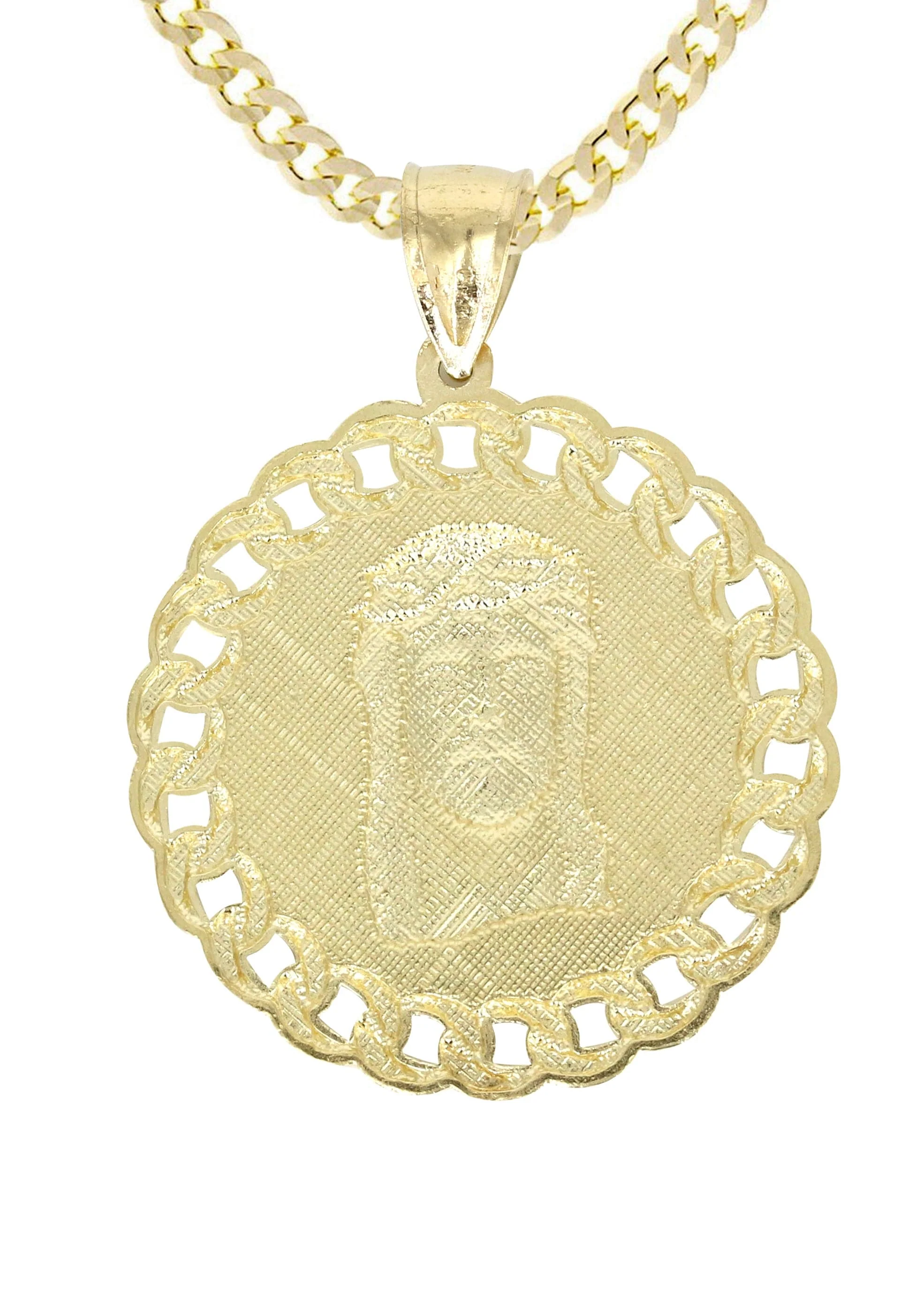 10K Yellow Gold Jesus Piece Necklace | Appx. 16.3 Grams - Image 3
