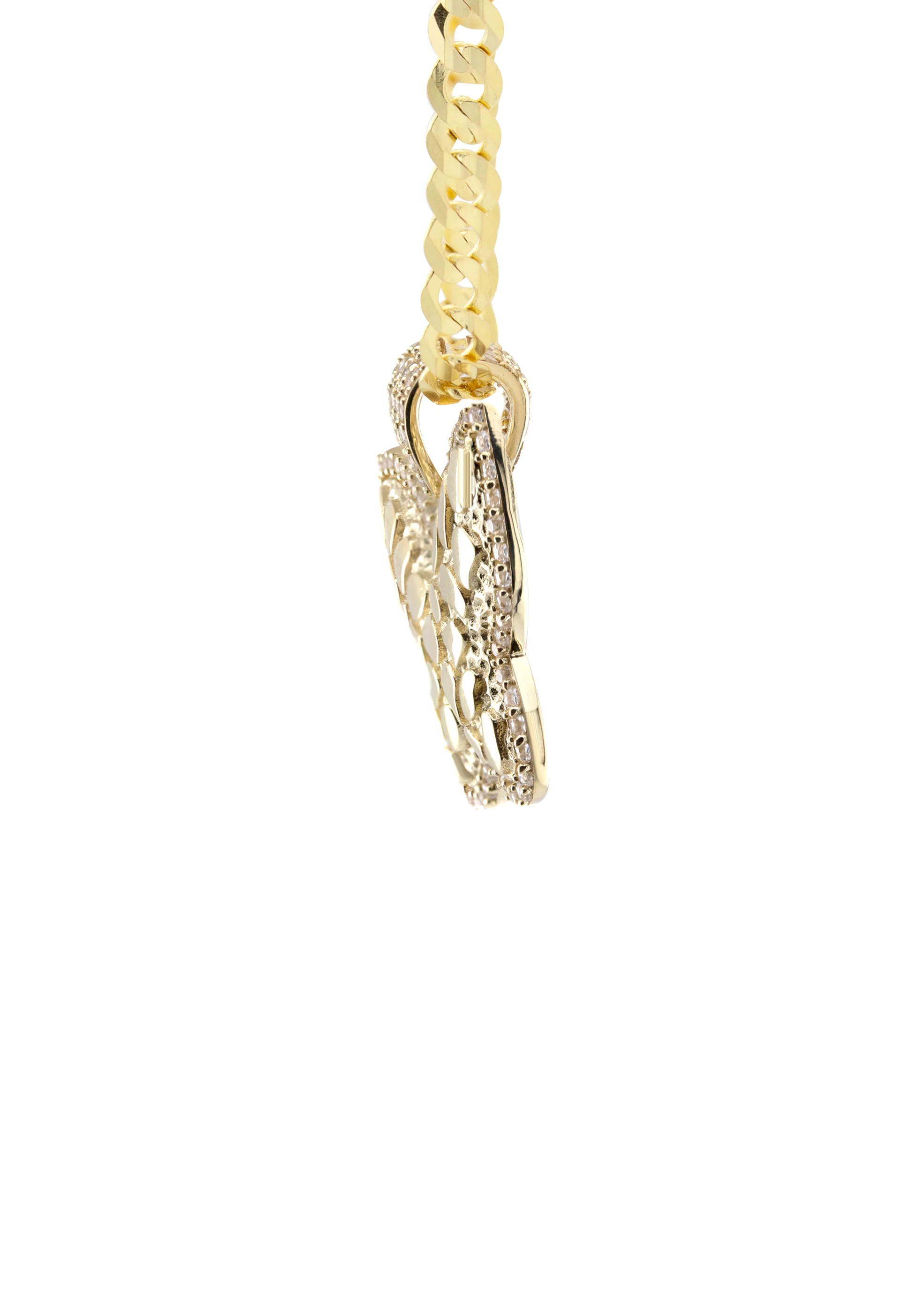 10K Yellow Gold Butterfly Nugget Necklace | Appx. 3.4 - 10.4 Grams - Image 4