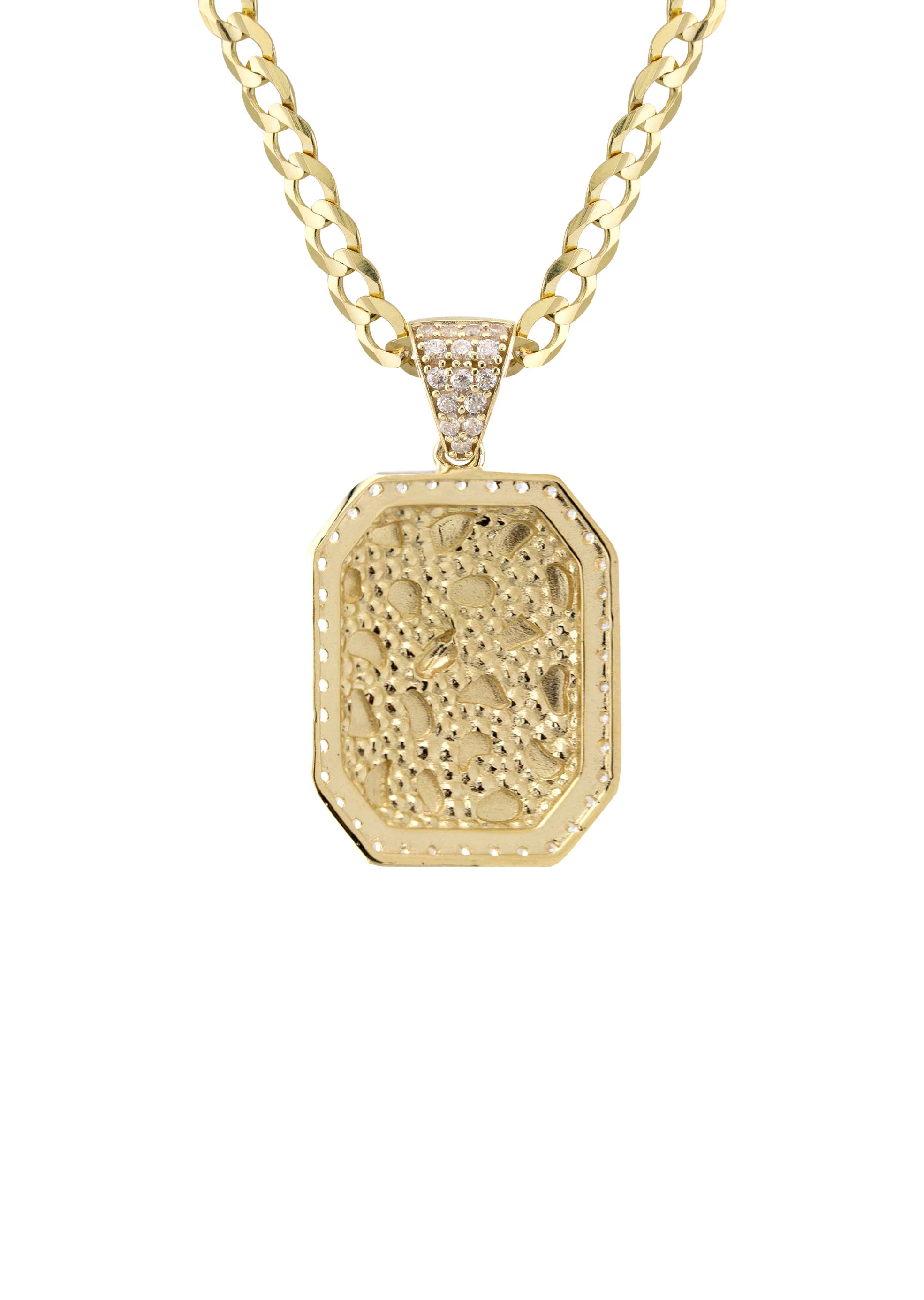10K Yellow Gold Nugget Necklace | Appx. 3 - 10 Grams - Image 3