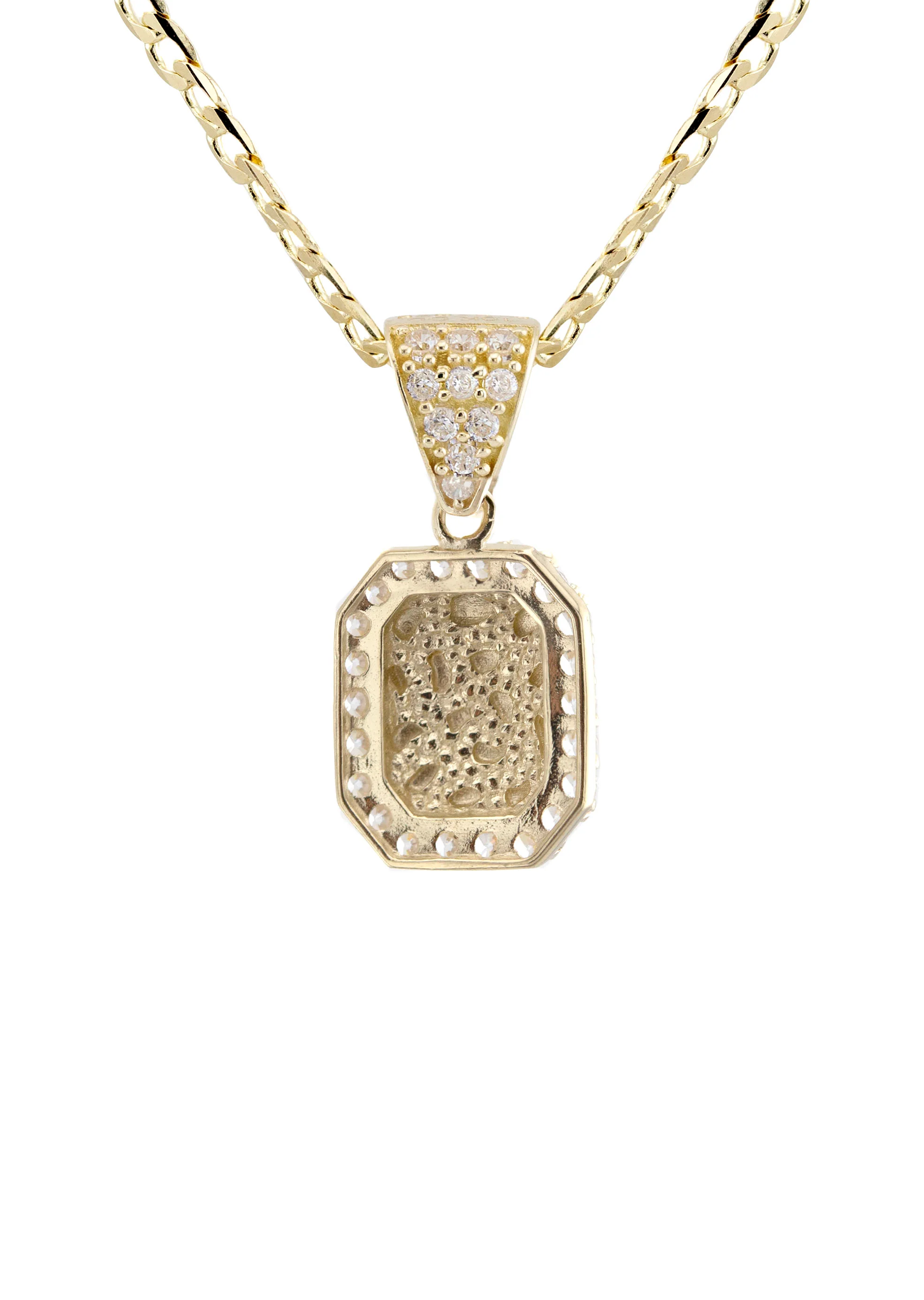 10K Yellow Gold Nugget Necklace | Appx. 1.4 - 5.4 Grams - Image 3