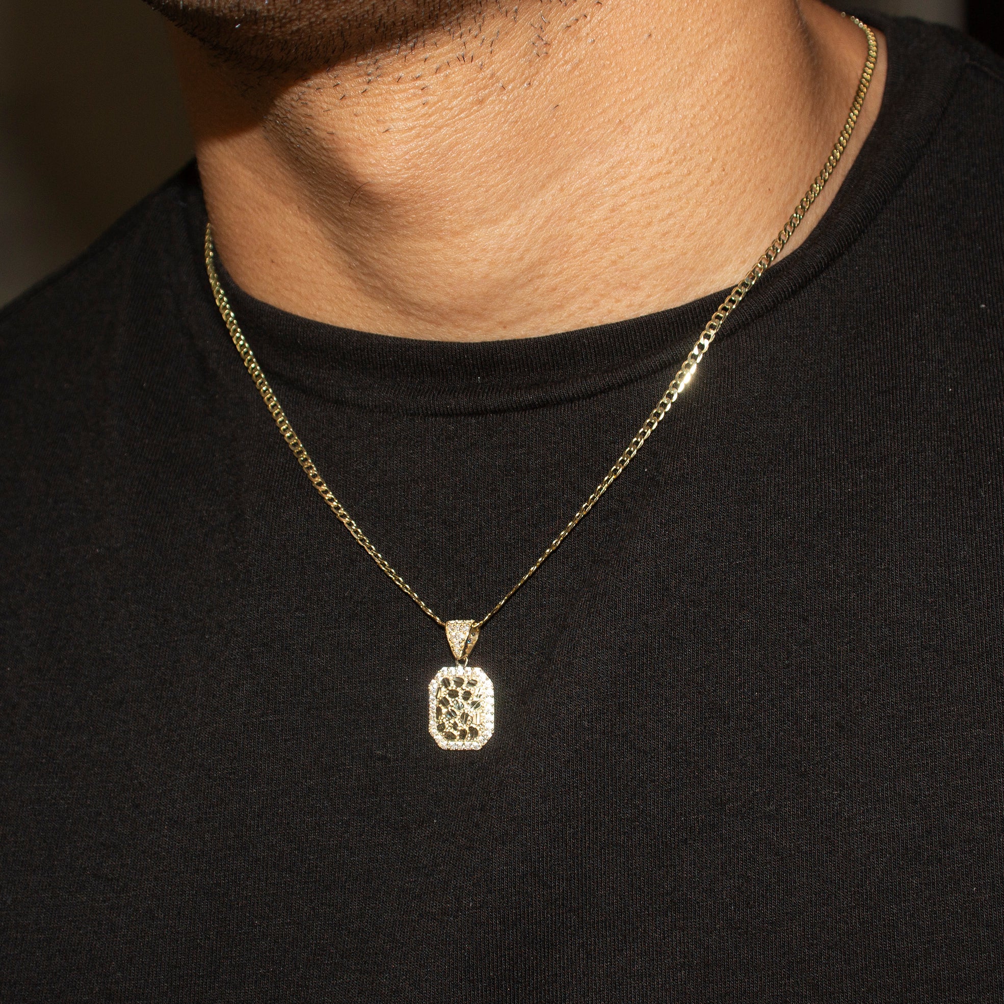 10K Yellow Gold Nugget Necklace | Appx. 1.7 - 5.7 Grams - Image 6