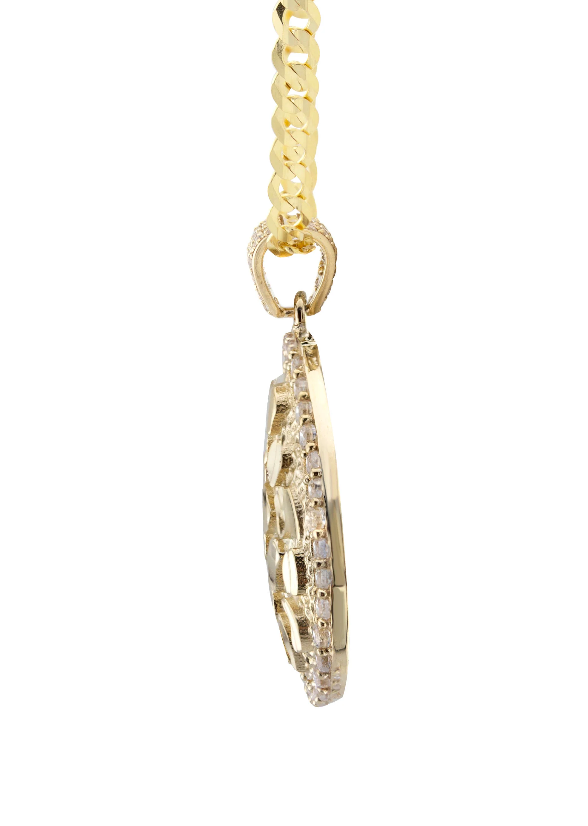 10K Yellow Gold Round Nugget Necklace | Appx. 3 - 10 Grams - Image 4