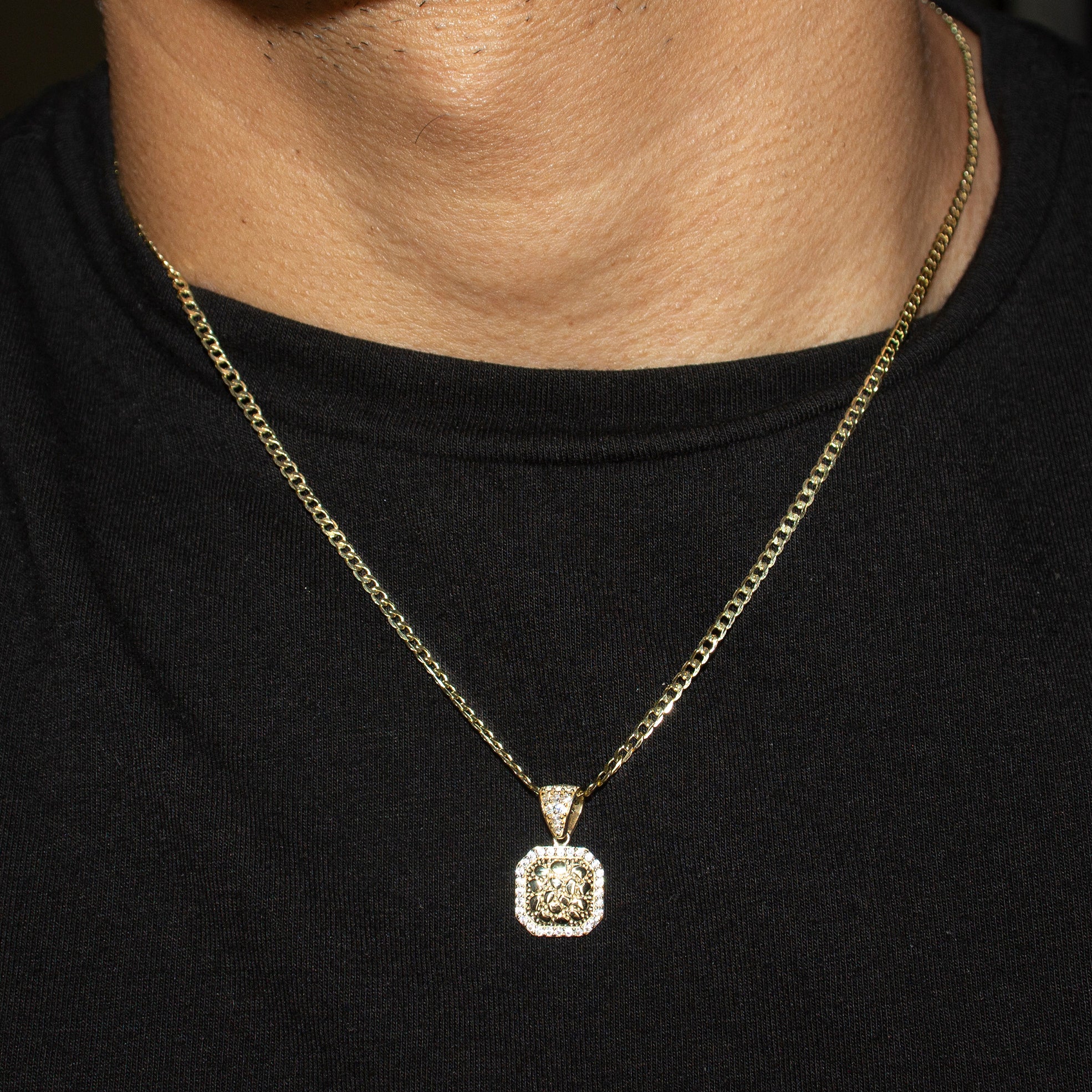 10K Yellow Gold Nugget Necklace | Appx. 1.4 - 5.4 Grams - Image 5