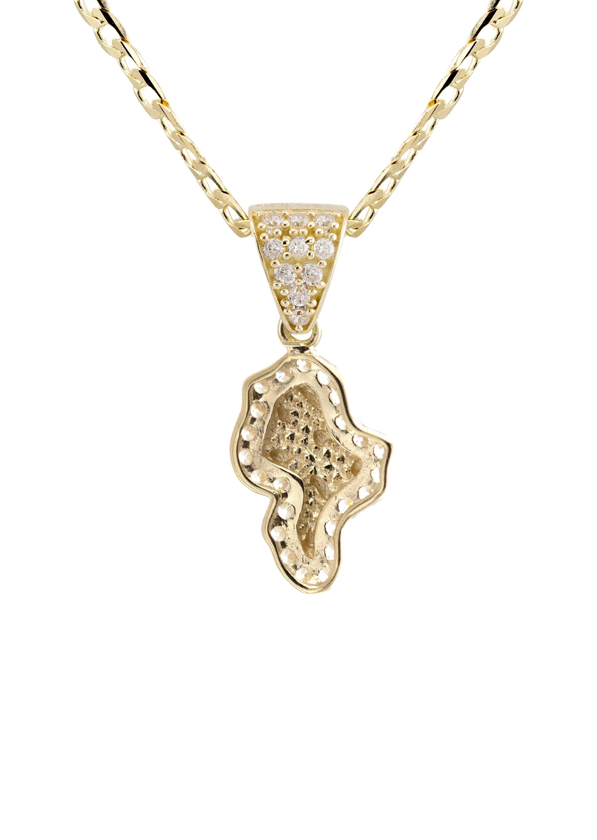 10K Yellow Gold Nugget Necklace | Appx. 1 - 5 Grams - Image 3