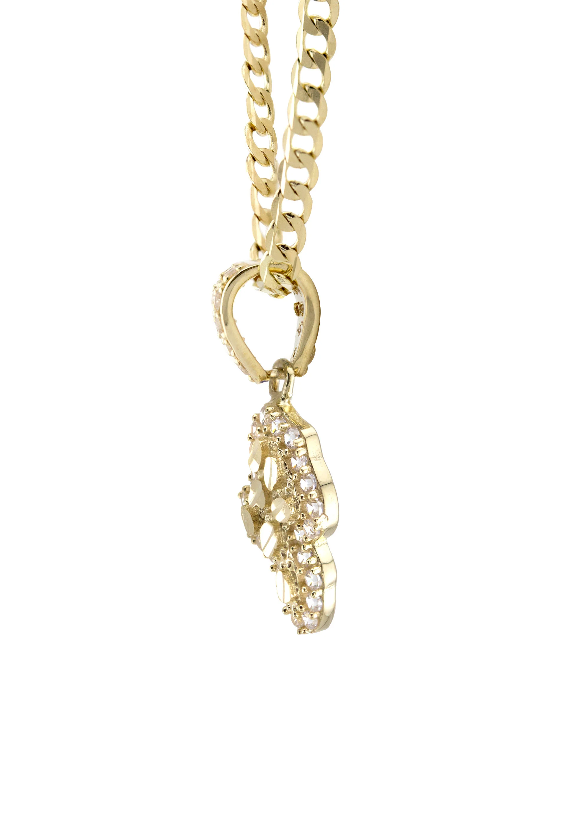 10K Yellow Gold Nugget Necklace | Appx. 1 - 5 Grams - Image 4
