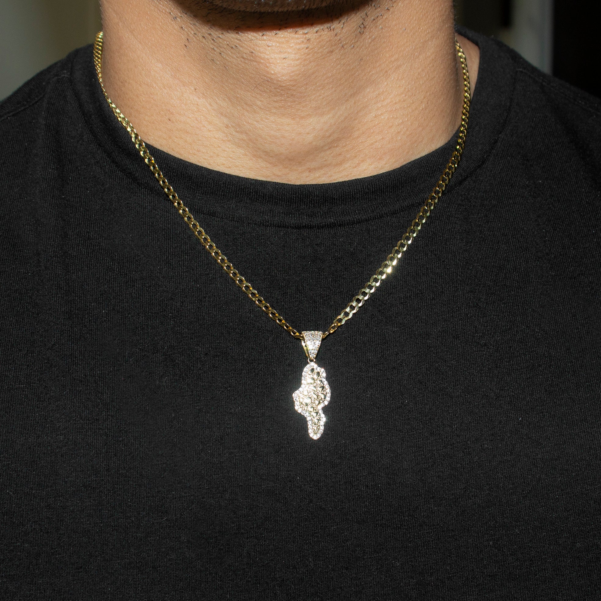 10K Yellow Gold Nugget Necklace | Appx. 2.2 - 9.2 Grams - Image 5