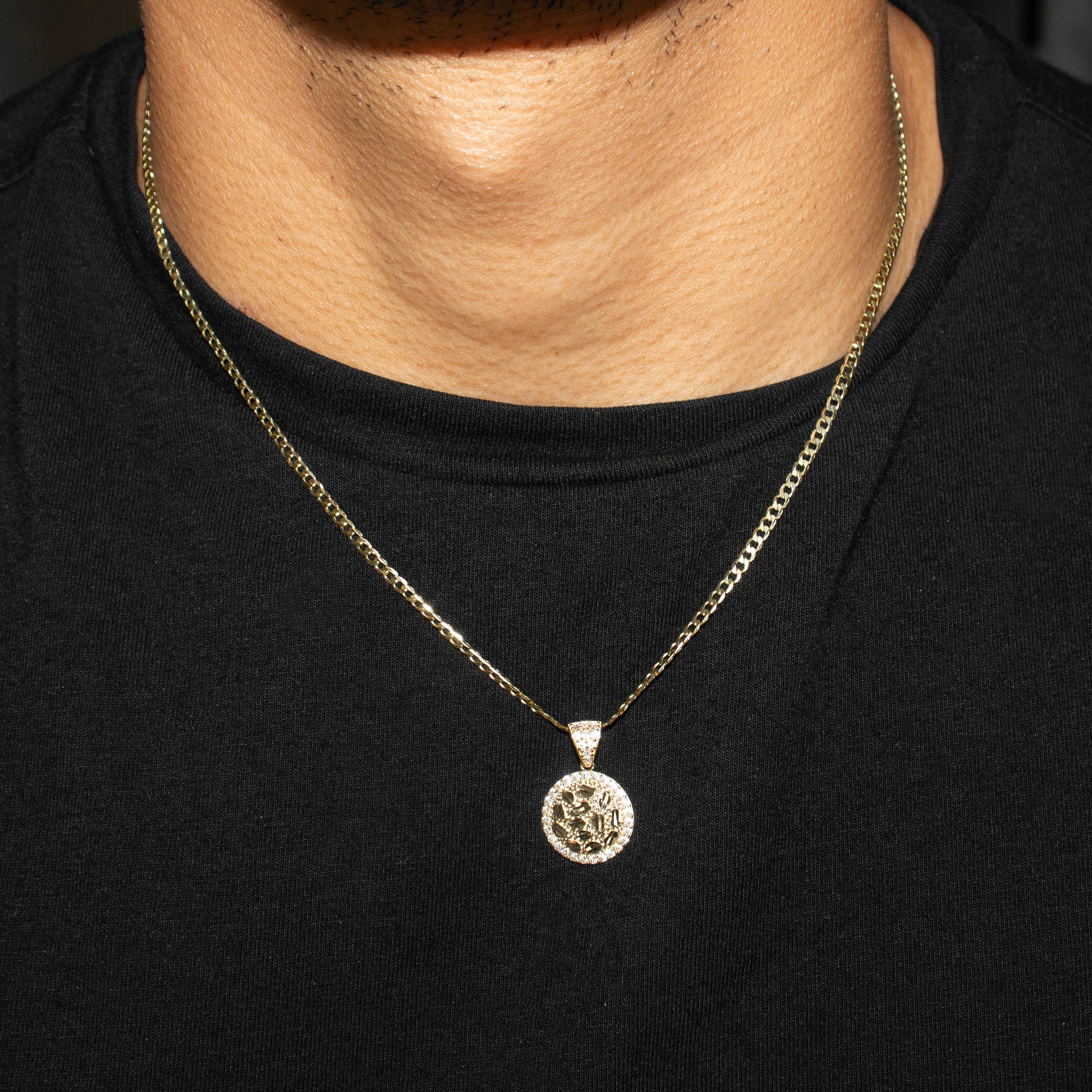 10K Yellow Gold Round Nugget Necklace | Appx. 1.8 - 5.8 Grams - Image 5