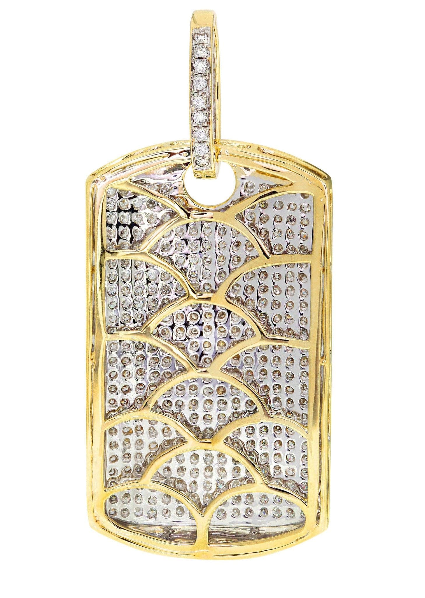 Diamond Dog Tag Pendant | 14.44 Grams | 5.16 Carats - Image 4