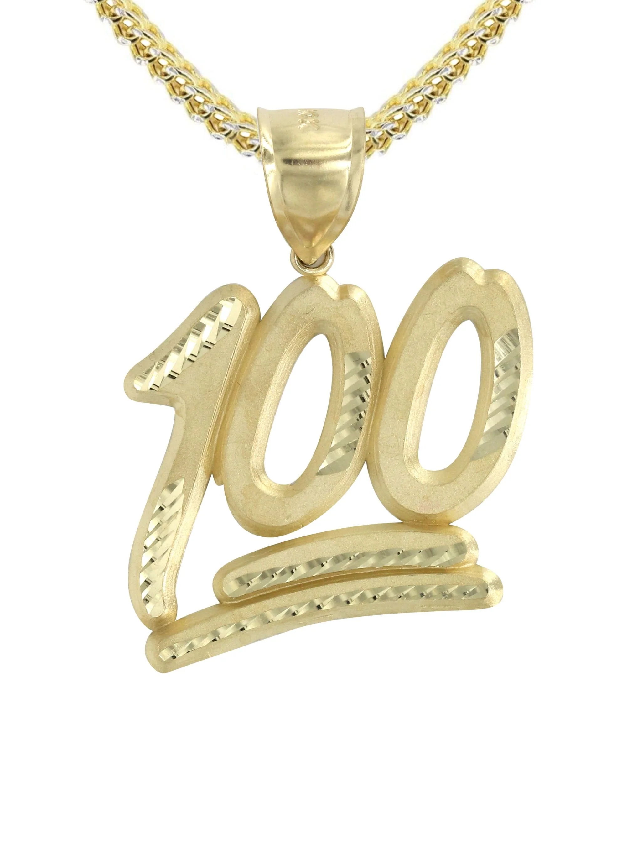 10K Yellow Gold 100 Necklace | Appx. 14.8 Grams - Image 2