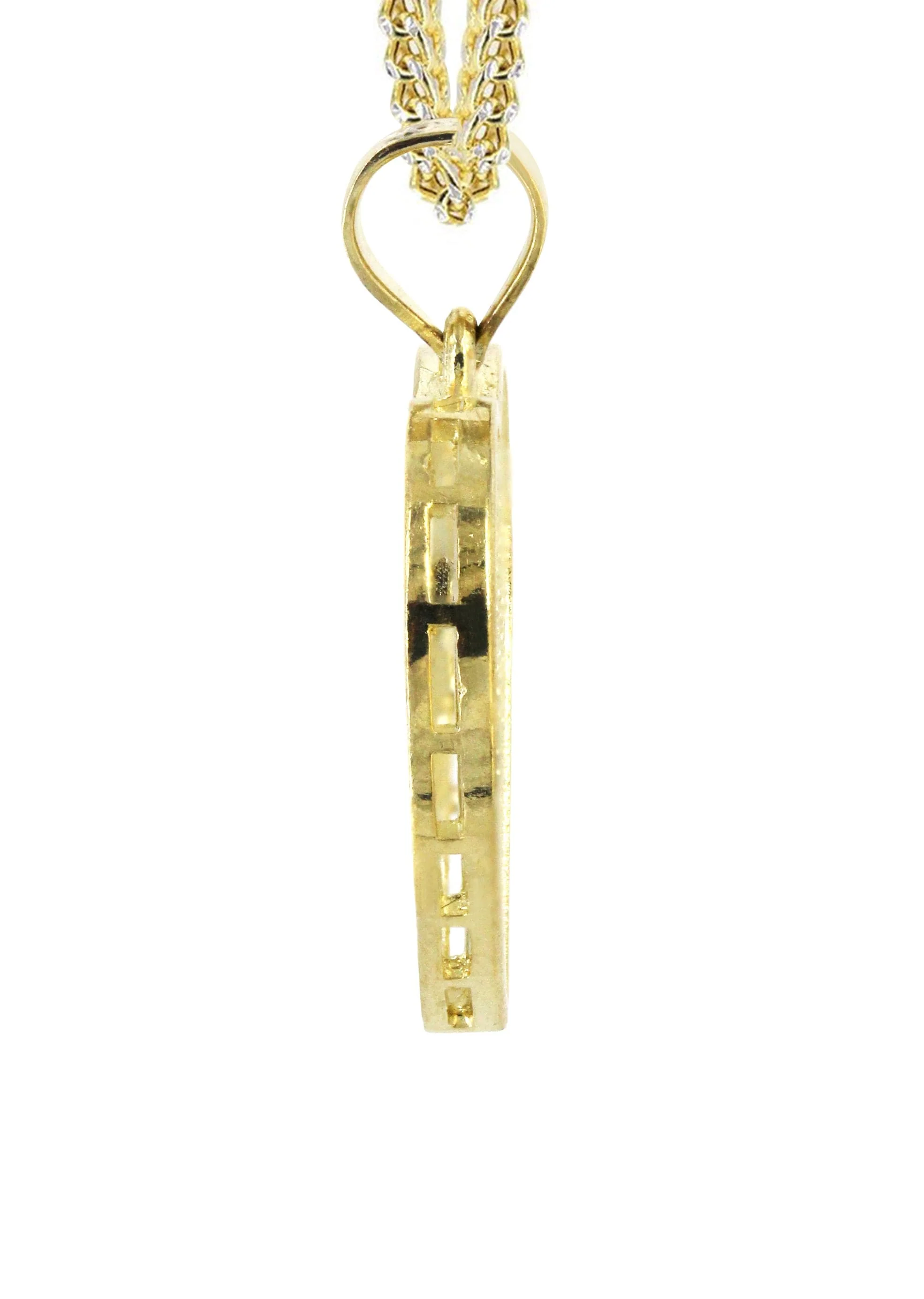 10K Yellow Gold Heart Necklace | Appx. 14.2 Grams - Image 4
