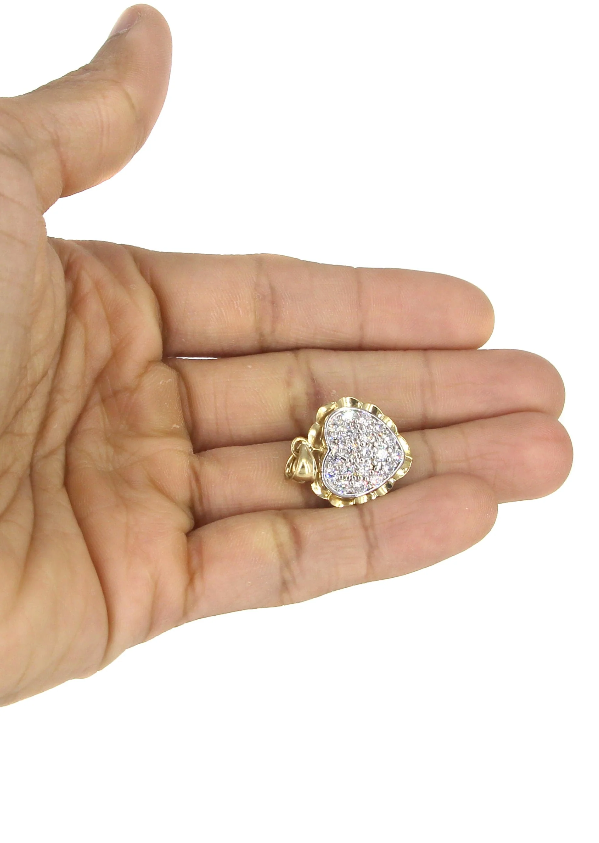 10K Yellow Gold Heart Necklace | Appx. 14.1 Grams - Image 5