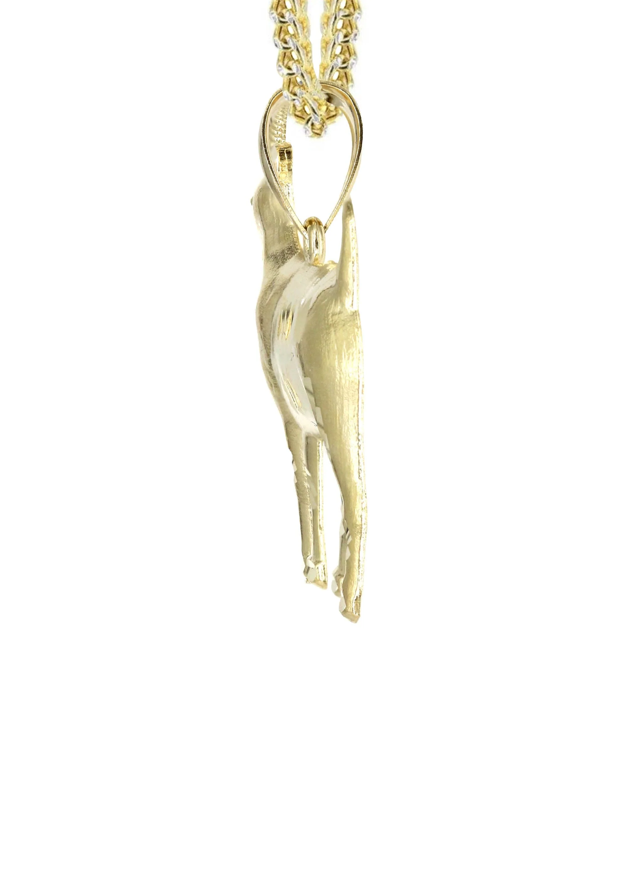 10K Yellow Gold Goat Necklace | Appx. 14.1 Grams - Image 4