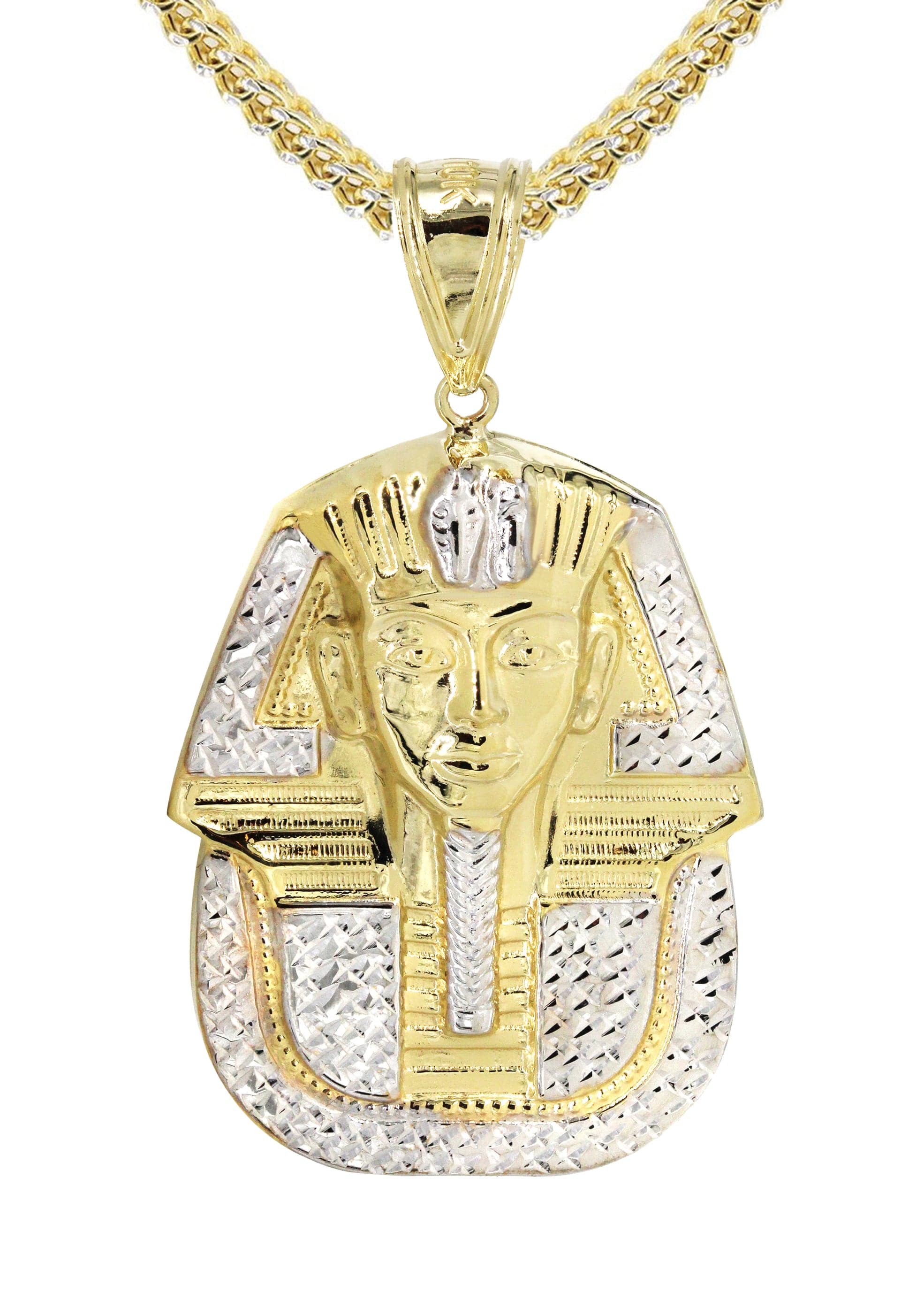 10K Yellow Gold Pharaoh Necklace | Appx. 17.4 Grams - Image 2