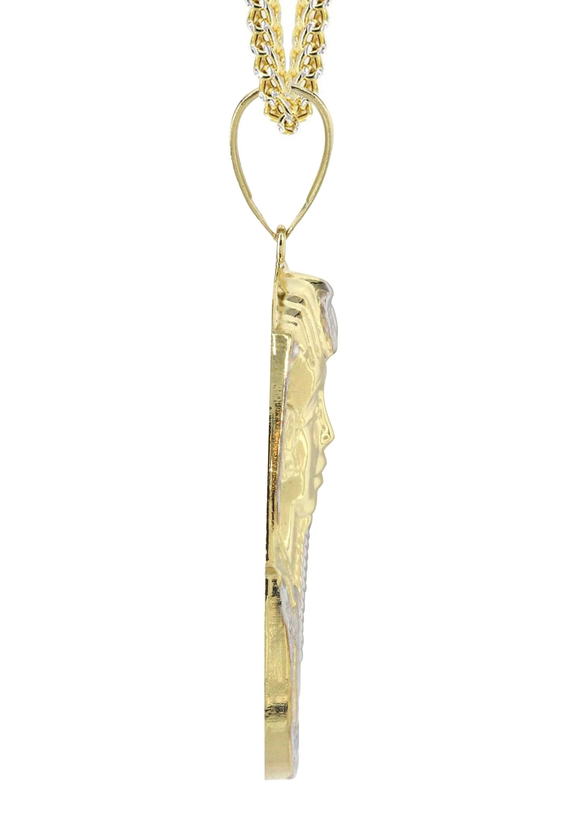 10K Yellow Gold Pharaoh Necklace | Appx. 17.4 Grams - Image 4