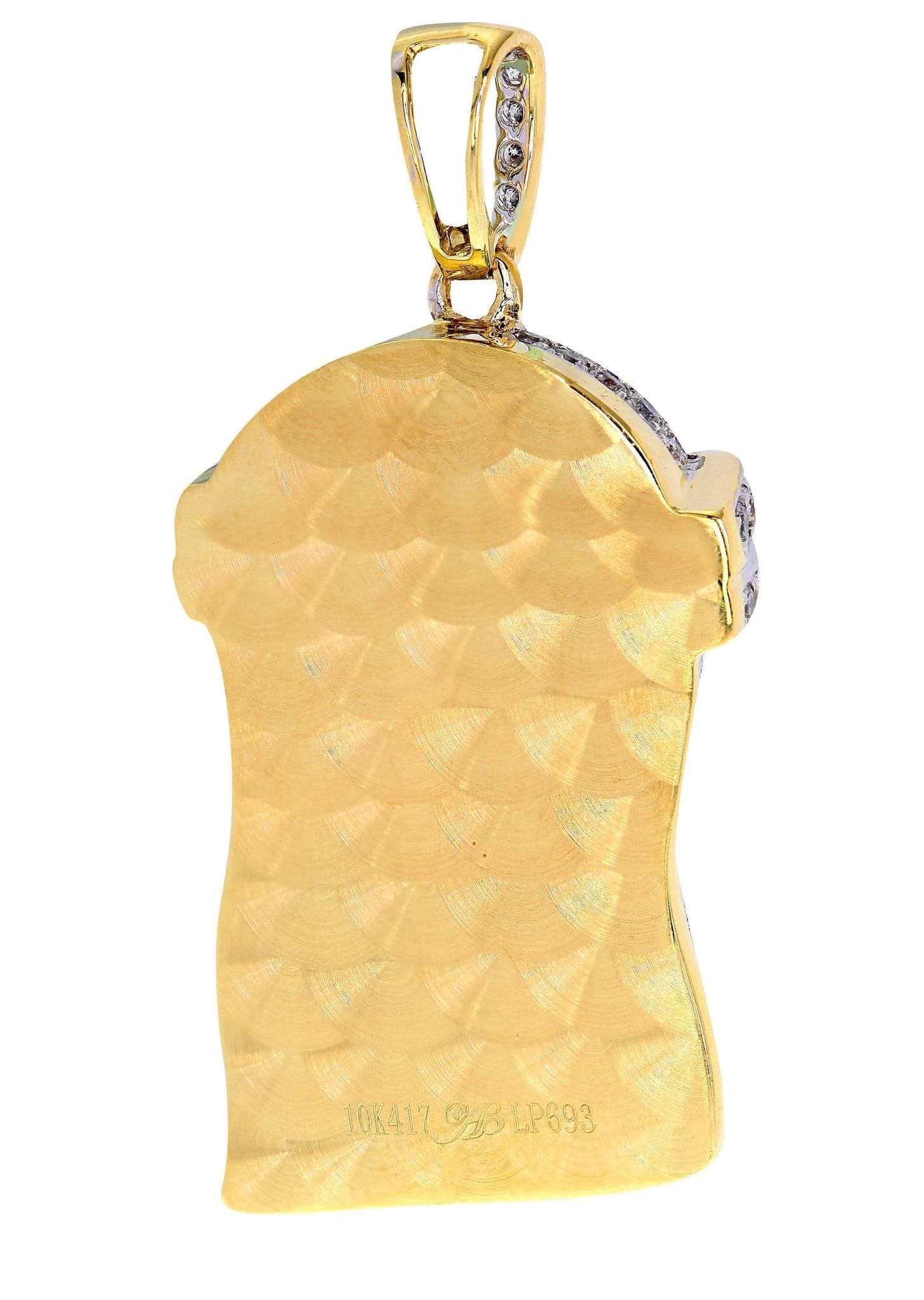 Diamond Jesus Piece | 12.48 Grams | 2.43 Carats - Image 4