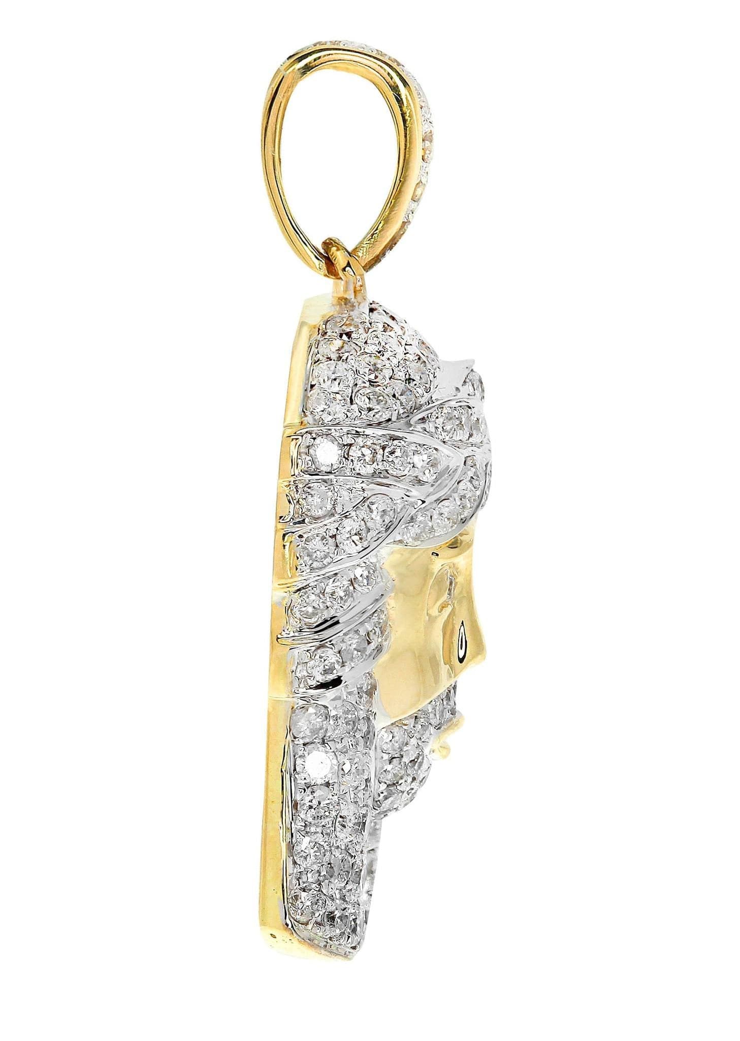 Diamond Jesus Piece | 6.8 Grams | 1.54 Carats - Image 2