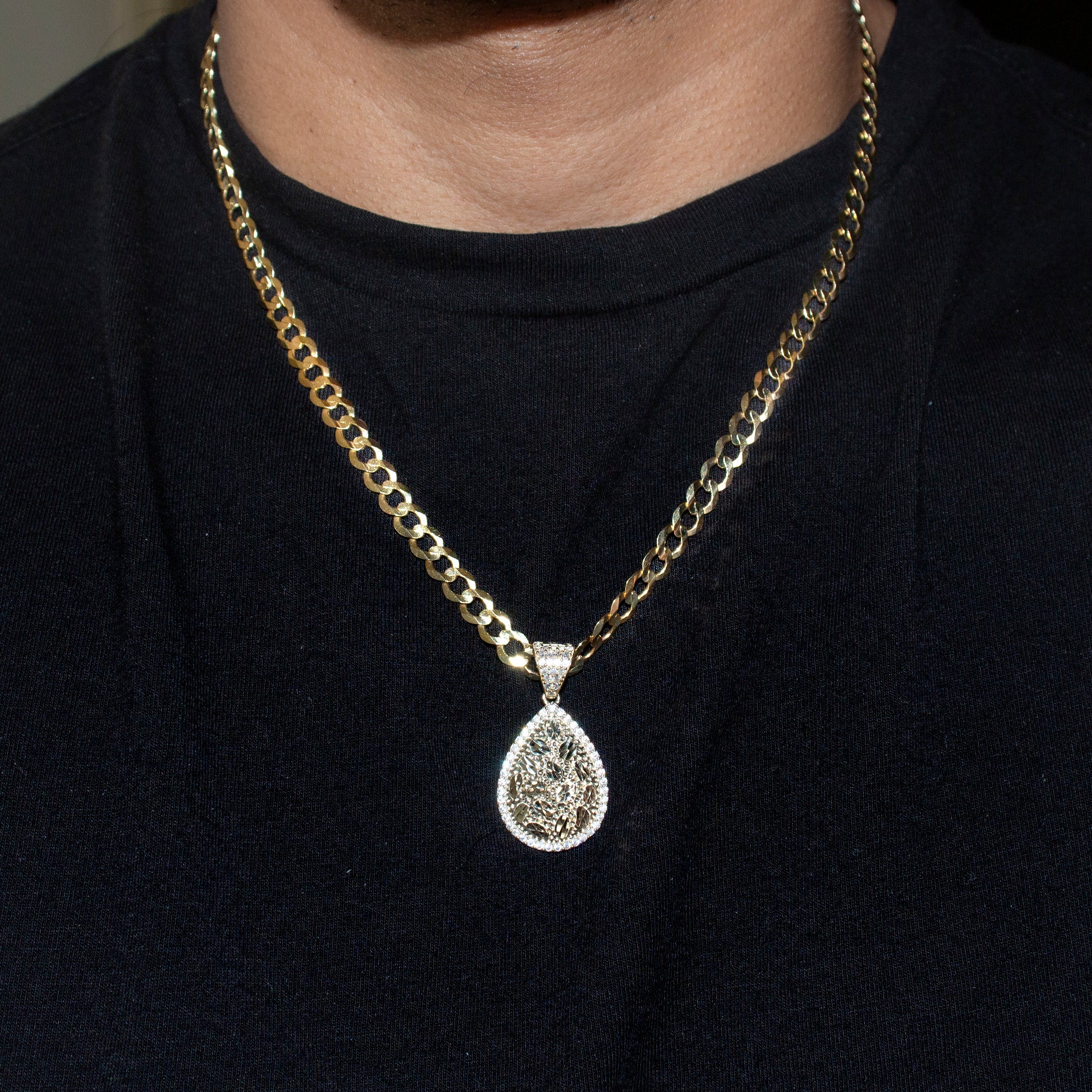 10K Yellow Gold Nugget Necklace | Appx. 3.3 - 17.3 Grams - Image 5