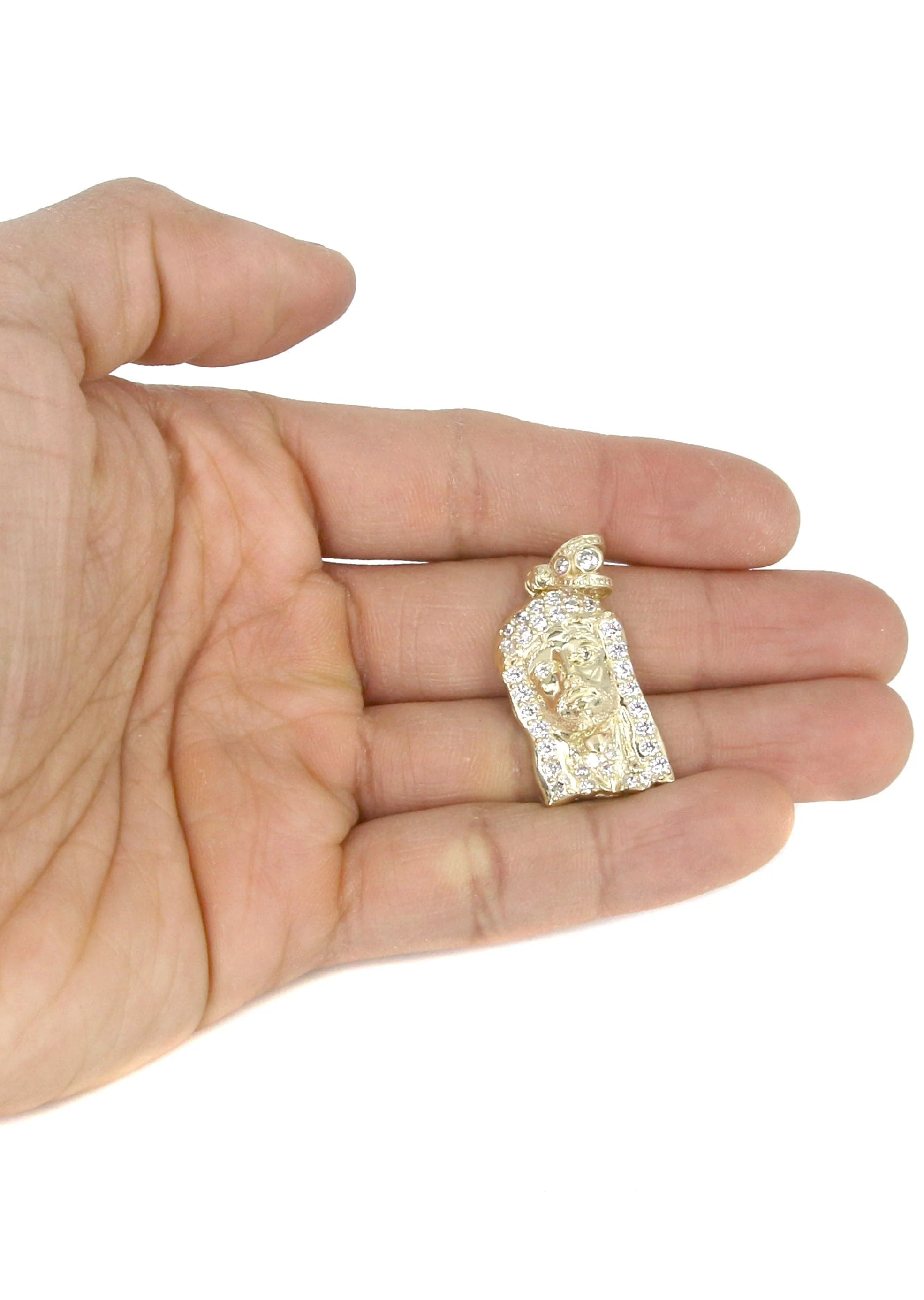 10K Yellow Gold Jesus Piece Necklace | Appx. 13.5 Grams - Image 5