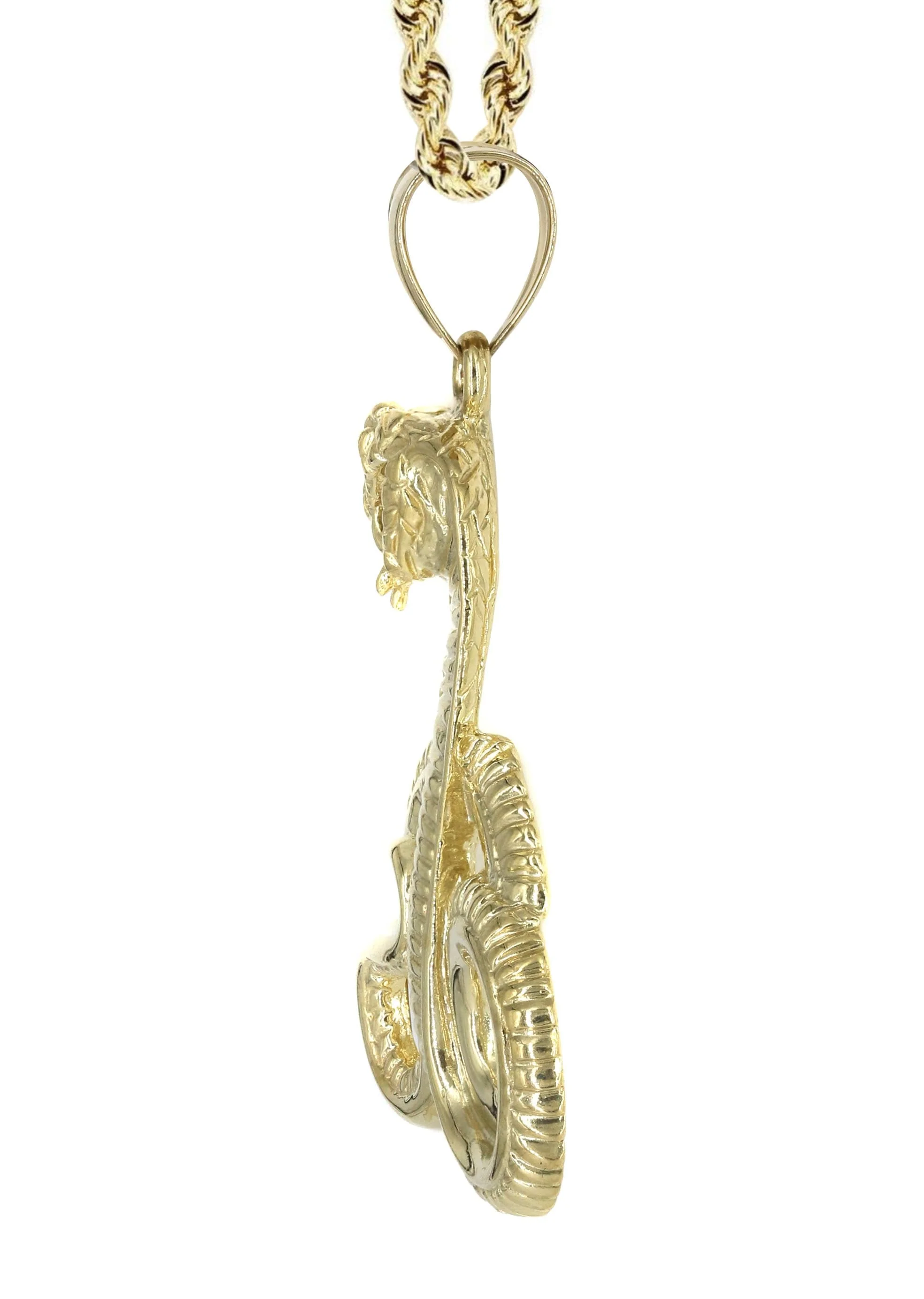 10K Yellow Gold Cobra Necklace | Appx. 18.1 Grams - Image 4