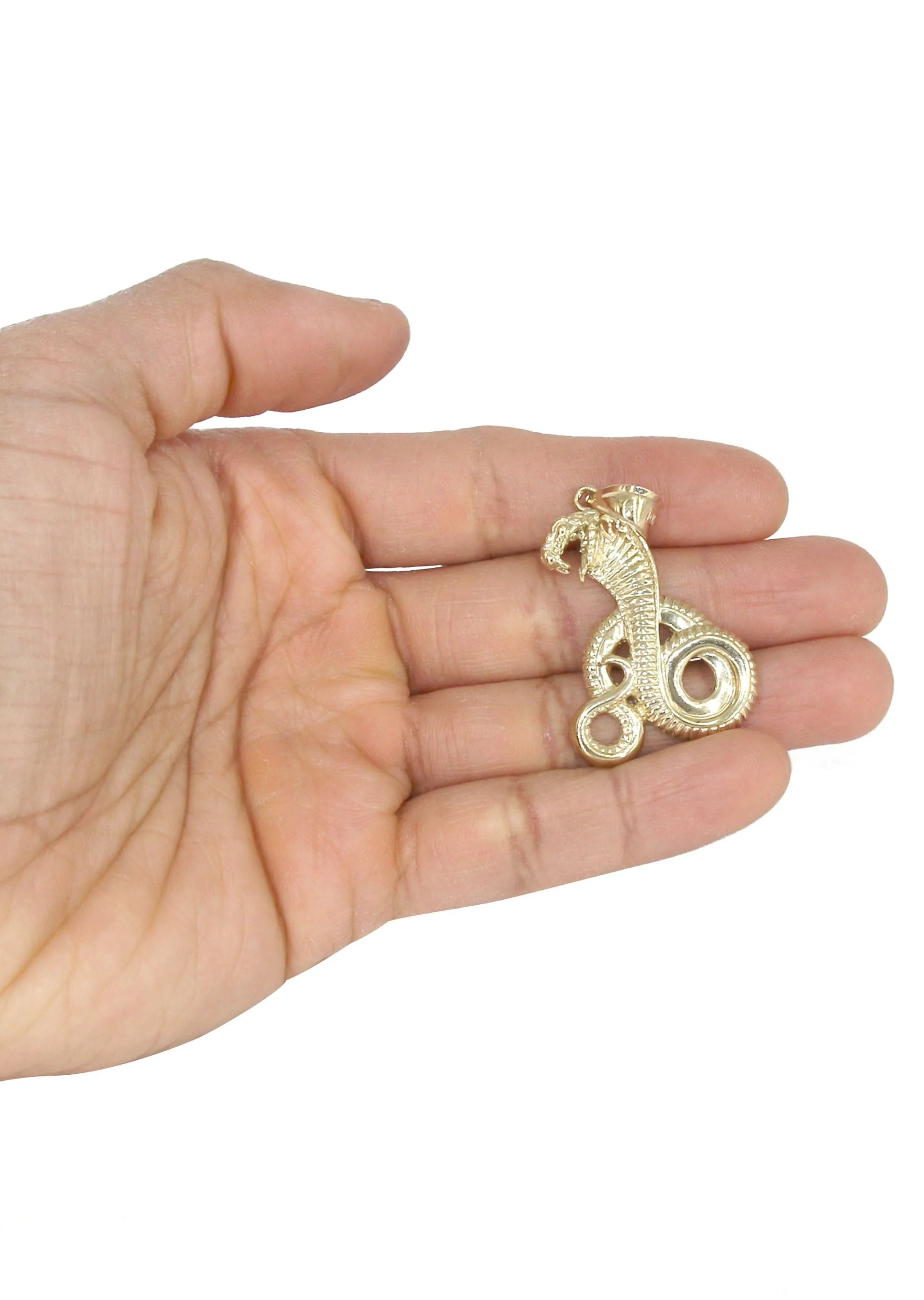10K Yellow Gold Cobra Necklace | Appx. 18.1 Grams - Image 5