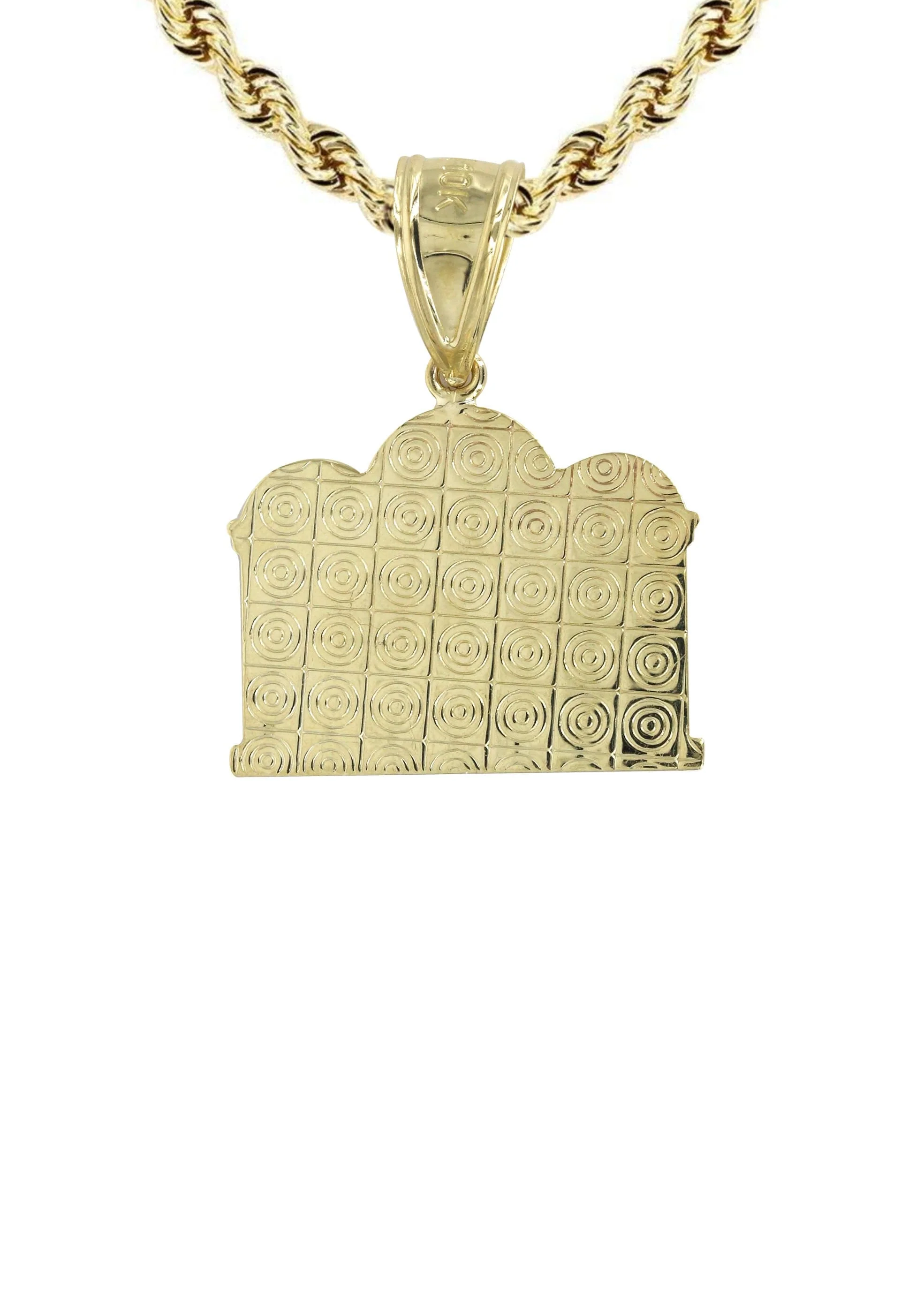 10K Yellow Gold Last Supper Necklace | Appx 13.5 Grams - Image 3