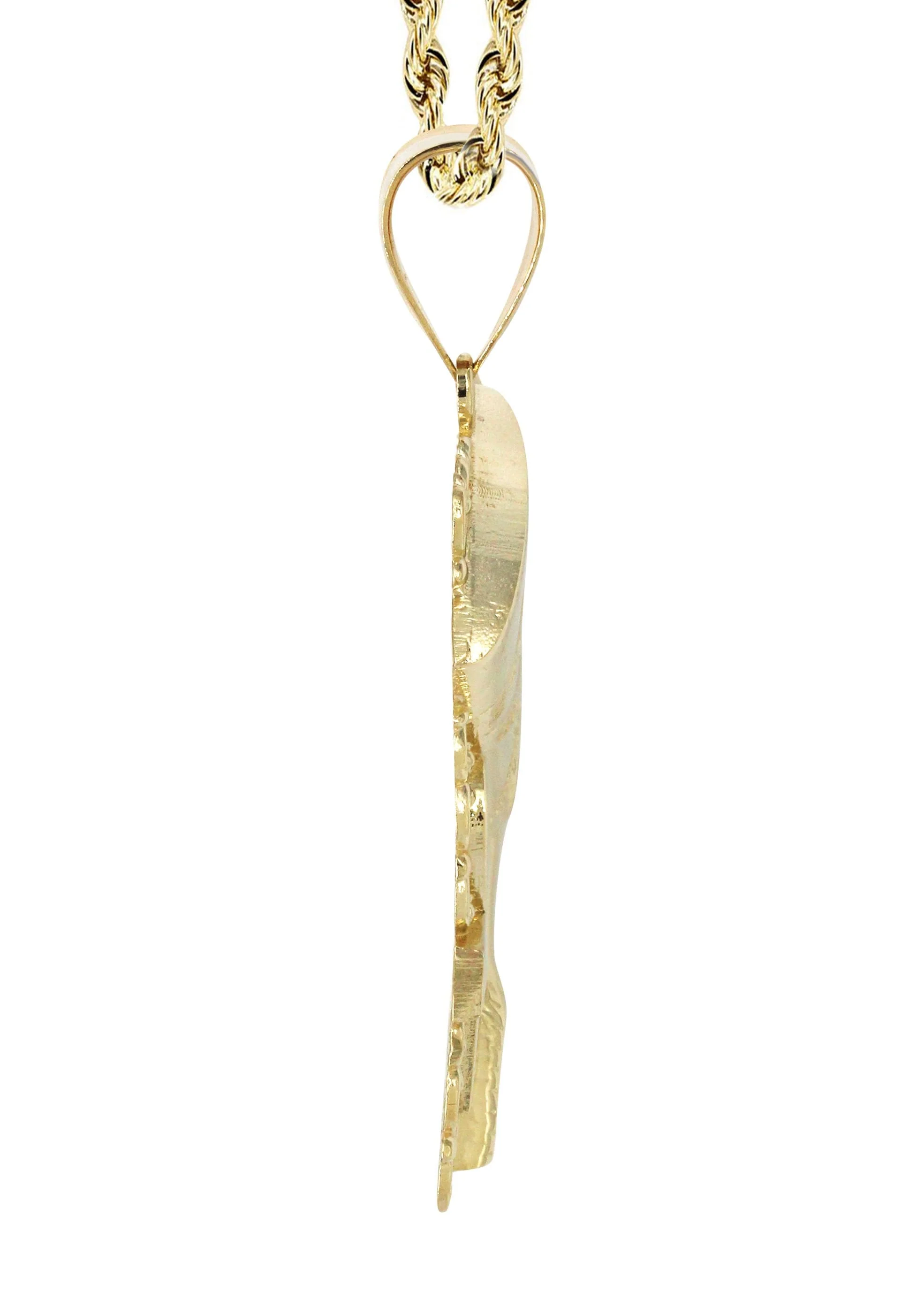10K Yellow Gold Nefertiti Necklace | Appx. 16.9 Grams - Image 4
